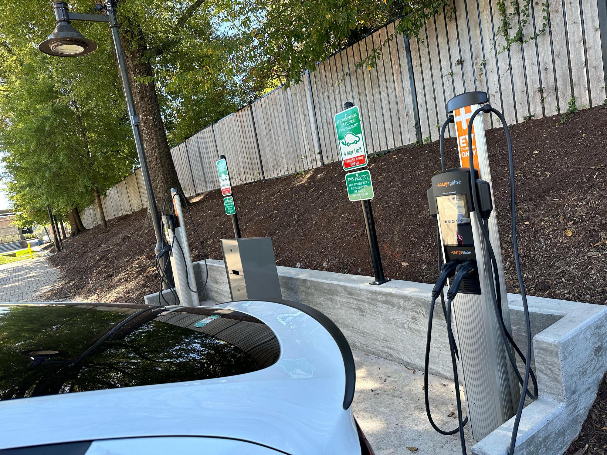 Carolina West Wireless Community Commons Parking Wilkesboro, NC EV