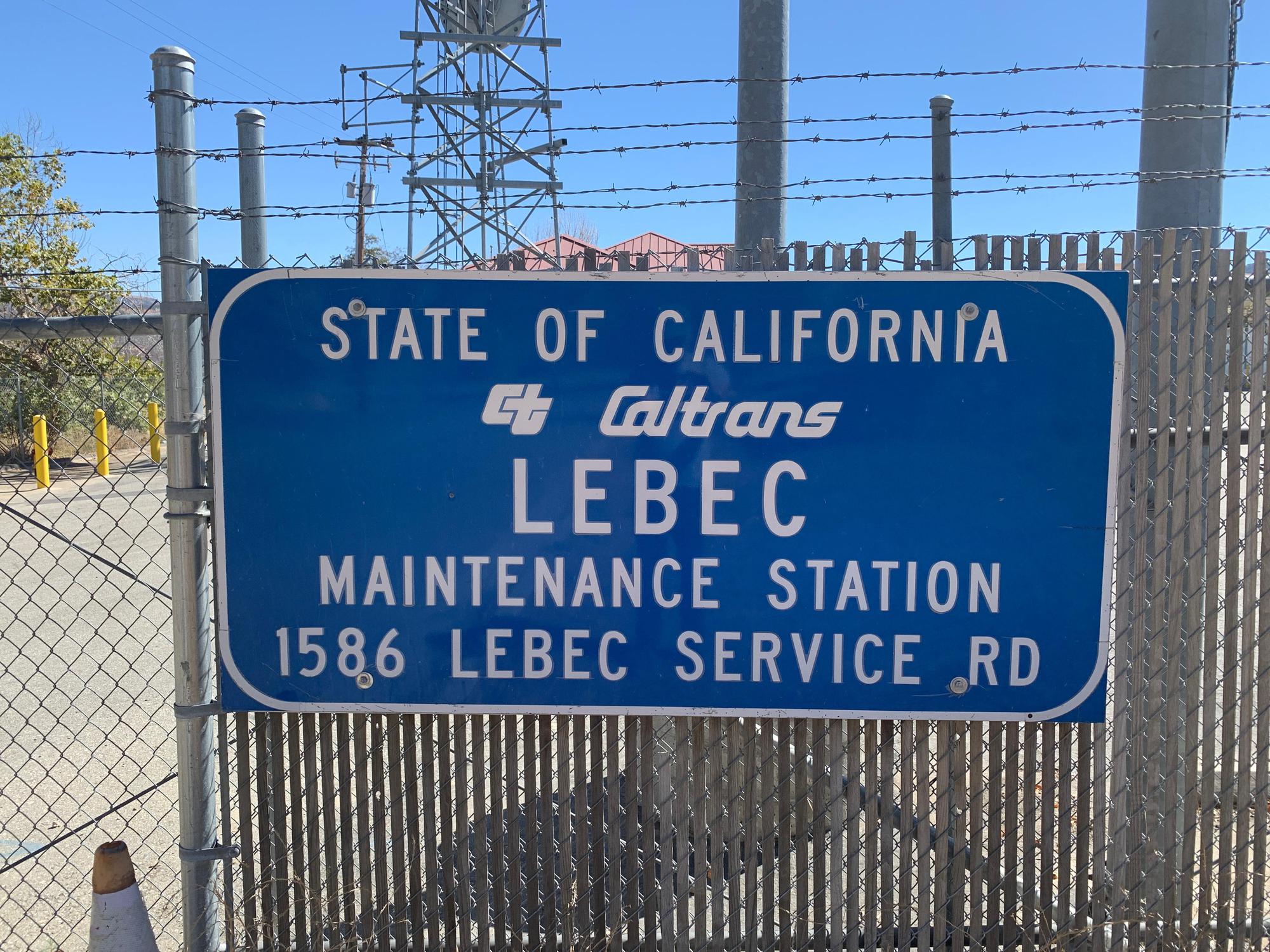 Lebec Maintenance Station Lebec, CA EV Station