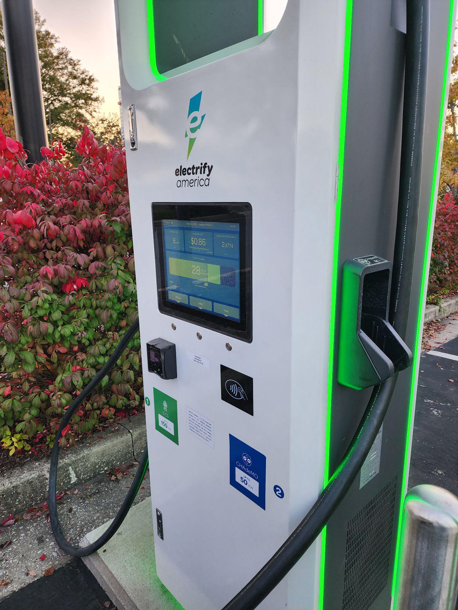 Golden Ring Shopping Center Walmart Rosedale, MD EV Station