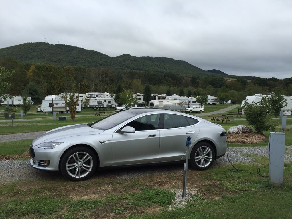 Pioneer Village RV Park Max Meadows, VA EV Station