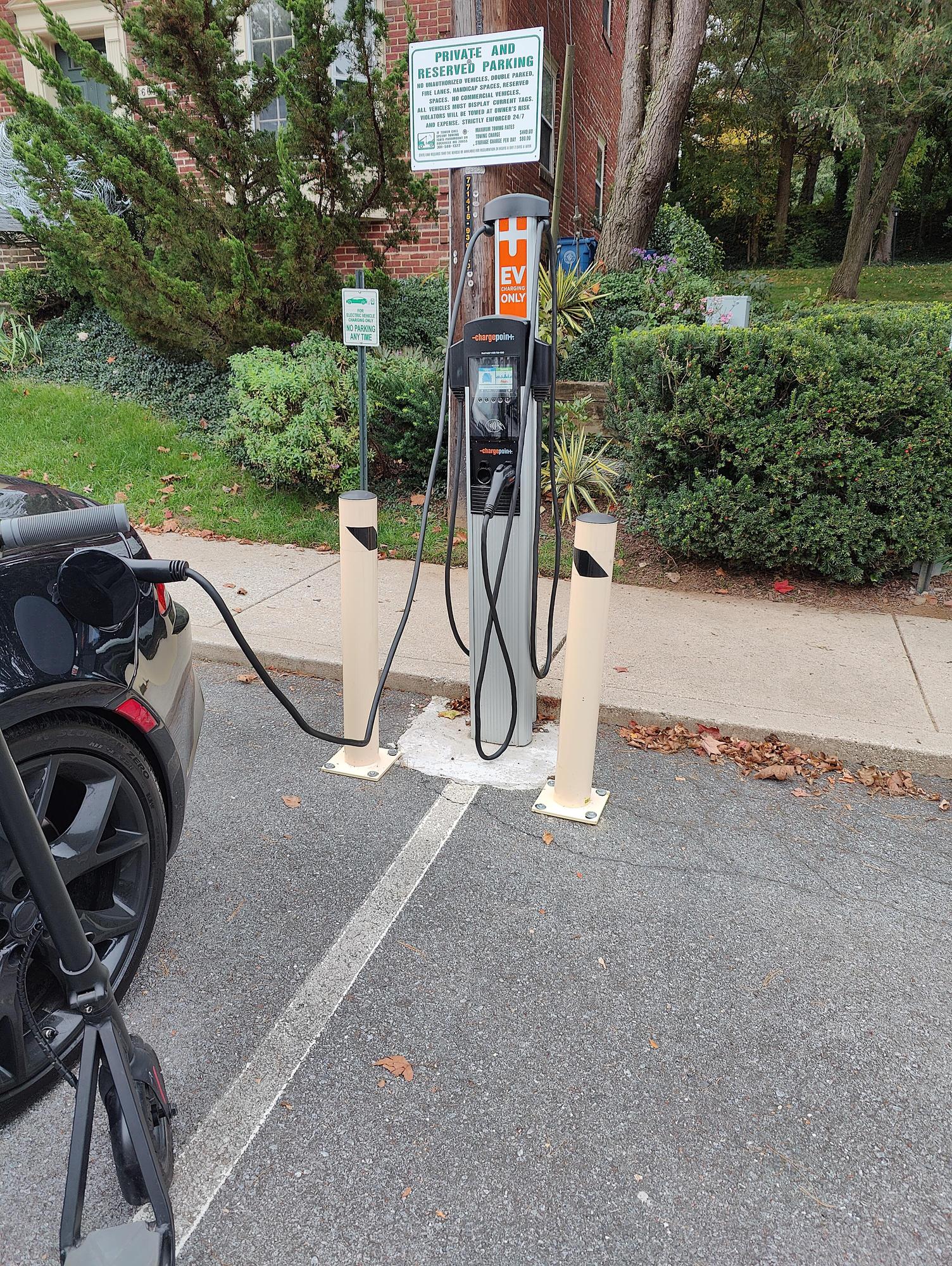 Hillandale Rd Parking Bethesda, MD EV Station