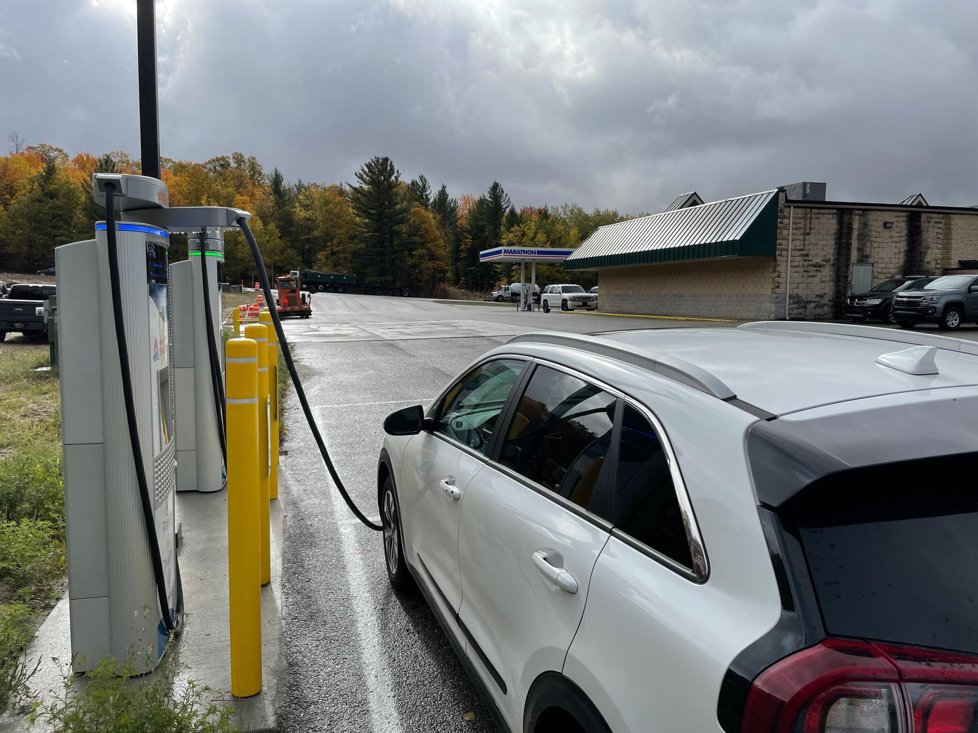 Marathon Gas Waters, MI EV Station