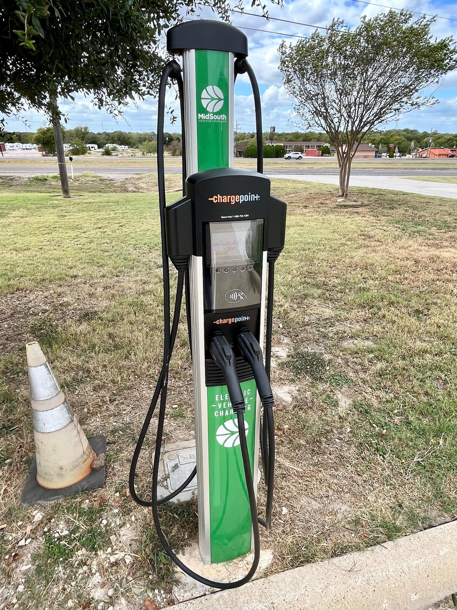 FREE MidSouth Electric Coop Navasota, TX EV Station