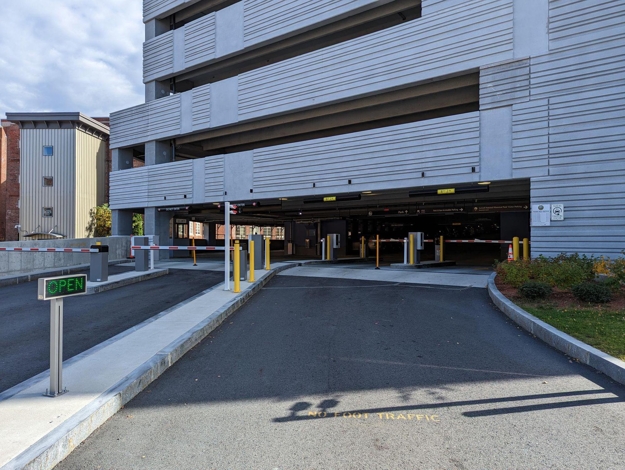 HCID Parking Garage Lowell, MA EV Station