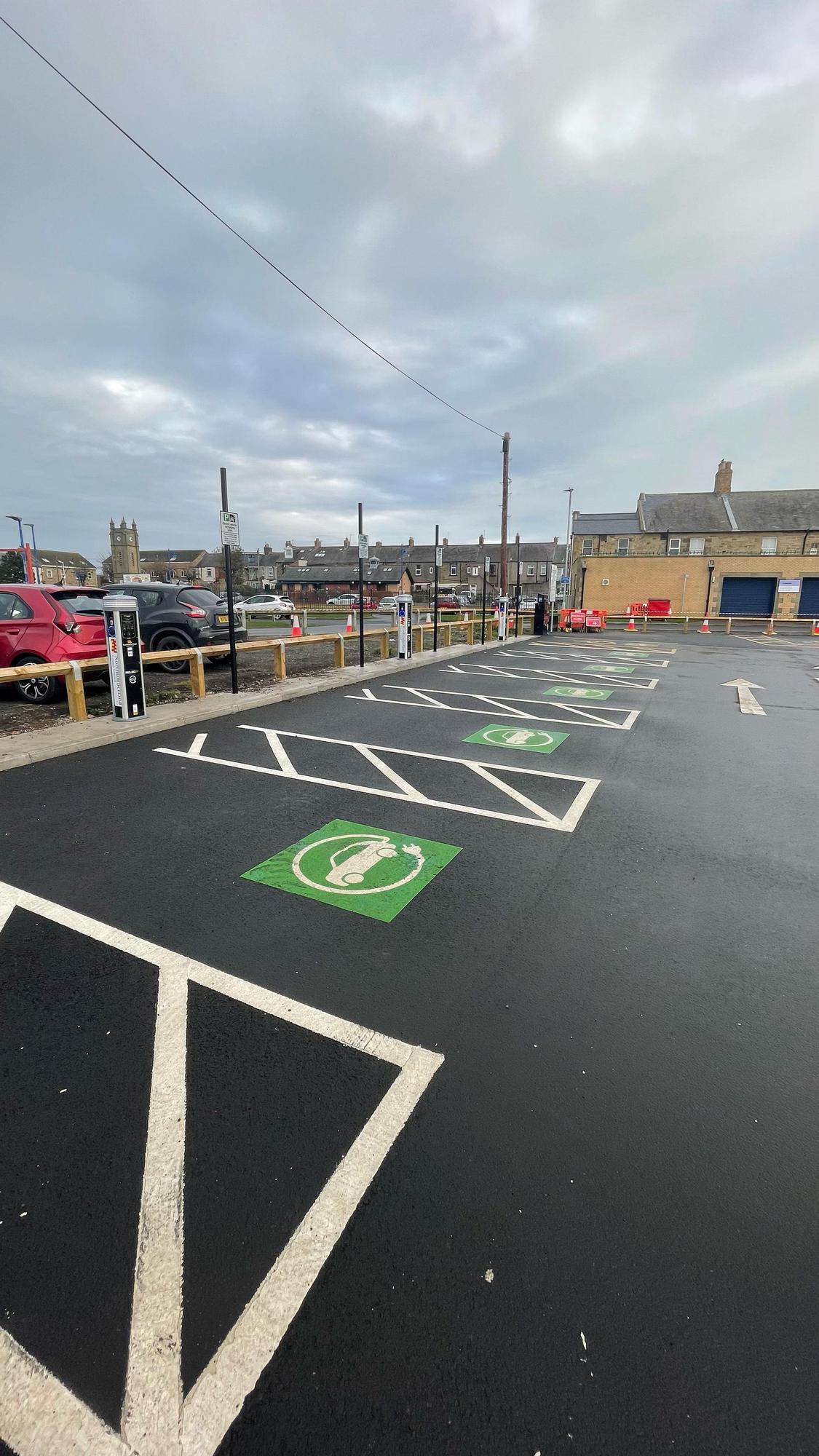 Amble Town Centre Car Park Amble, England EV Station