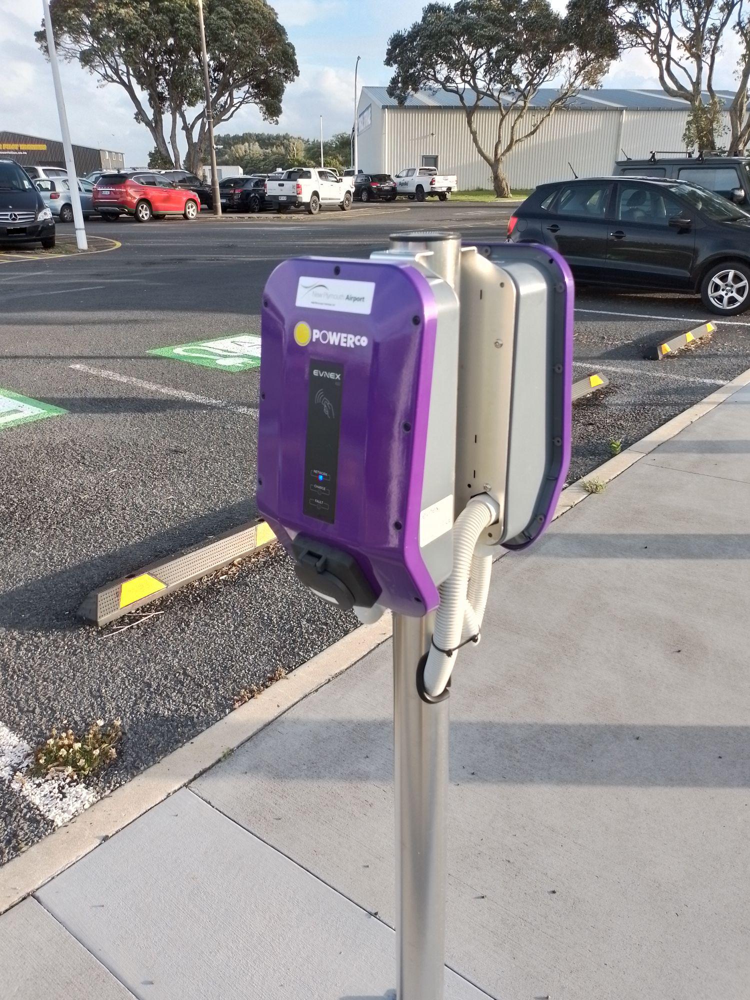 New Plymouth Airport New Plymouth Airport, Taranaki EV Station