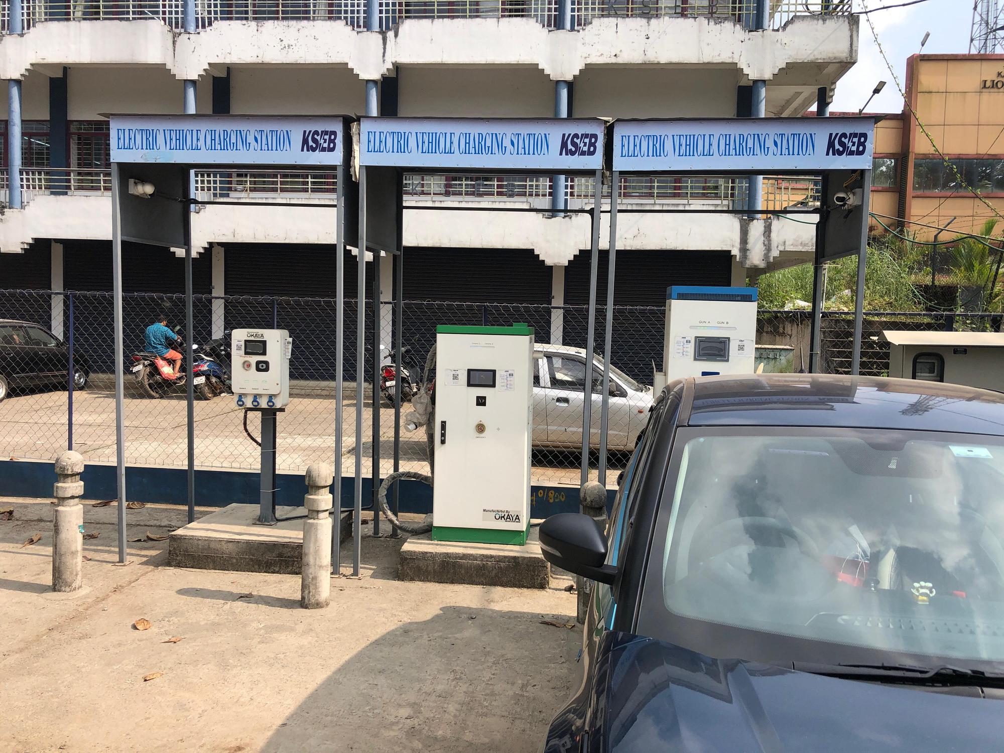 KSEB Charging Station (ChargeMOD/EVOK) Thodupuzha, KL EV Station