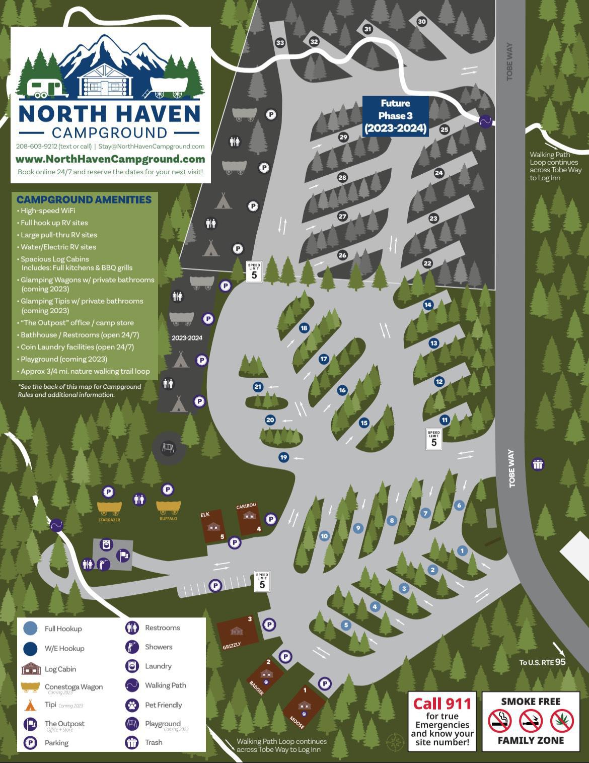 North Haven Campground Bonners Ferry, ID EV Station