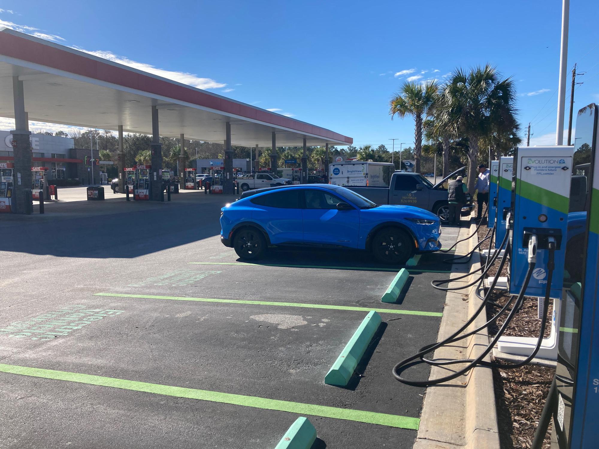 Gate Gas Station St. Augustine, FL EV Station