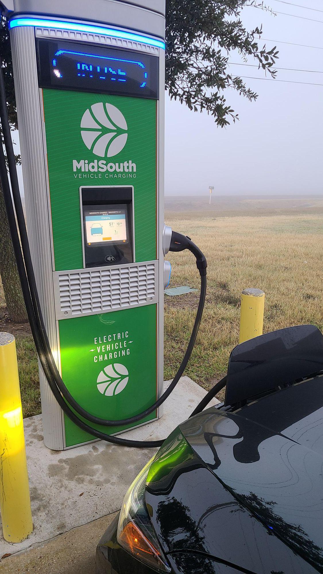 FREE MidSouth Electric Coop Navasota, TX EV Station