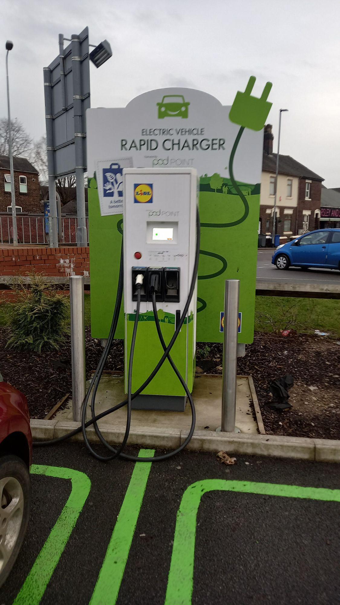 Lidl Trentham 30 Trentham Rd, StokeonTrent ST3 4DJ, UK EV Station