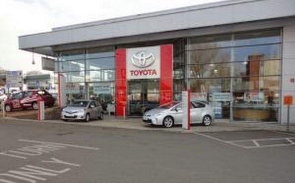 Farmer and Carlisle Toyota Leicester, England EV Station