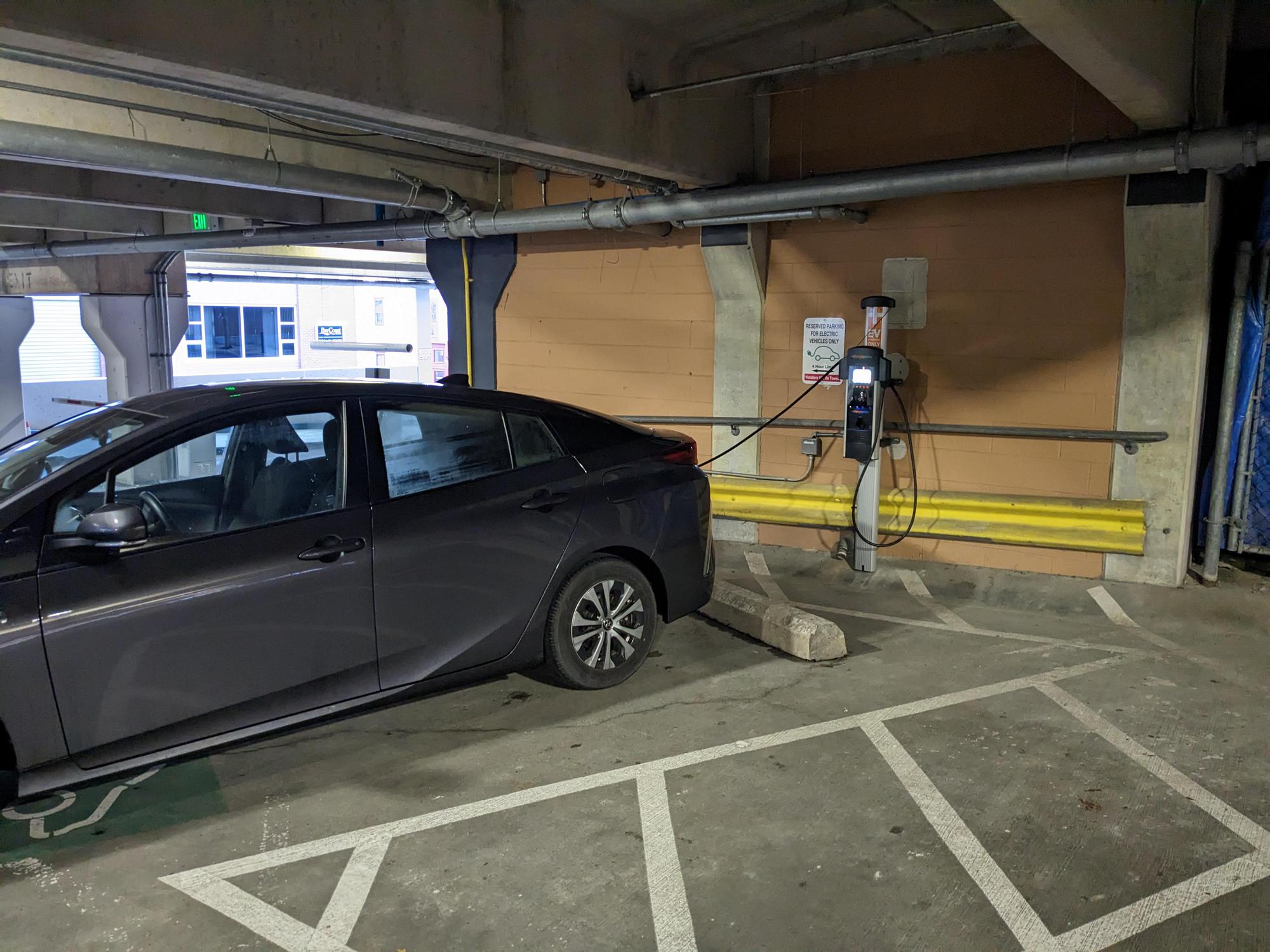 Elm Street Parking Garage New Bedford, MA EV Station