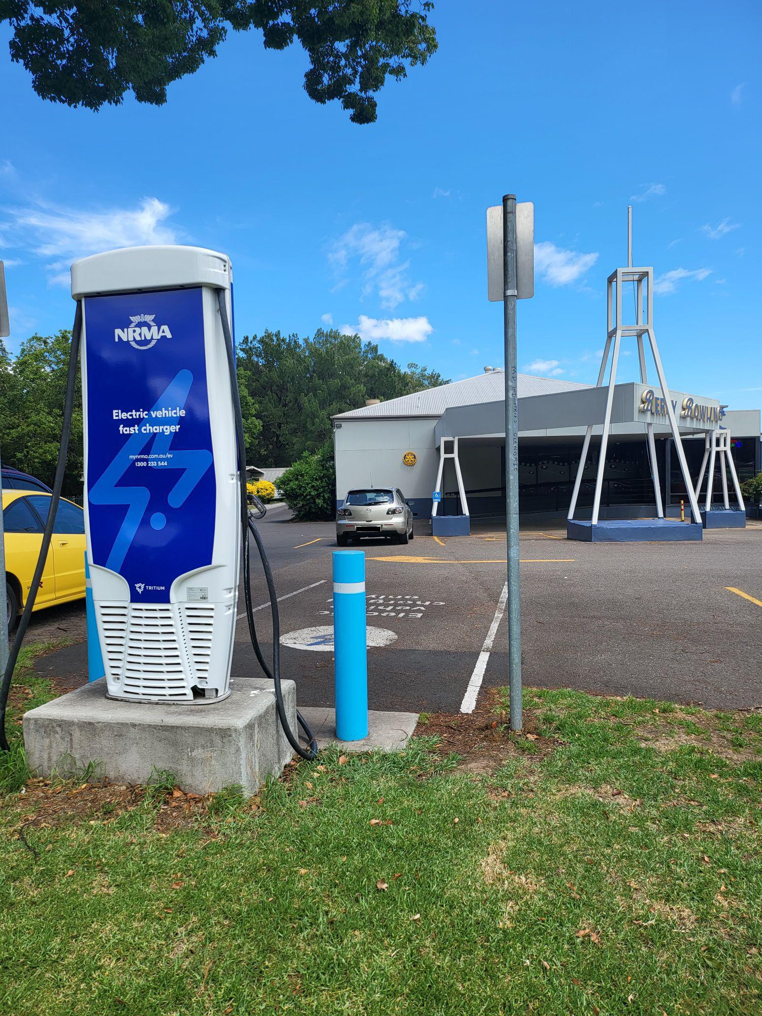 Berry Bowling Club Berry, NSW EV Station