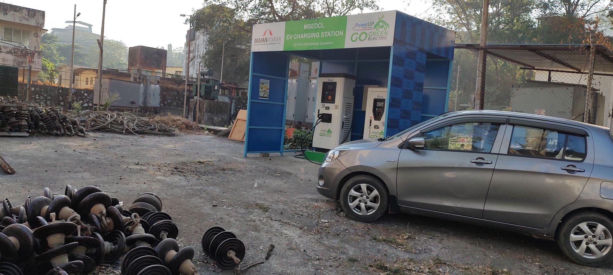 MSEDCL EV Charging Station Sreenagar Thane, MH EV Station