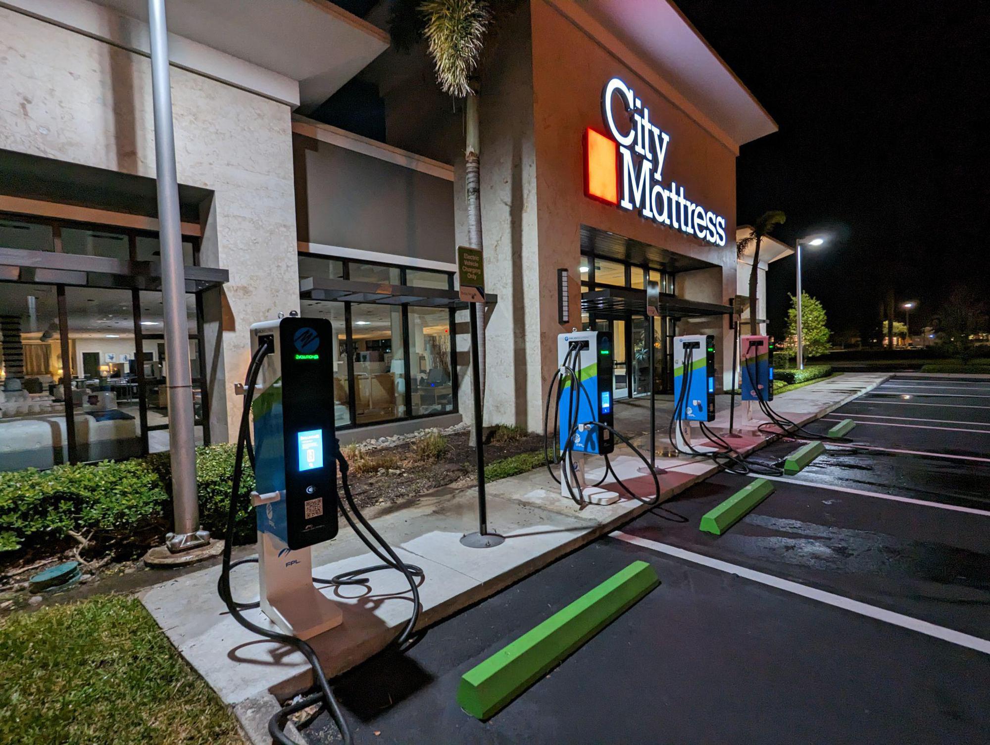 City Mattress Naples, FL EV Station