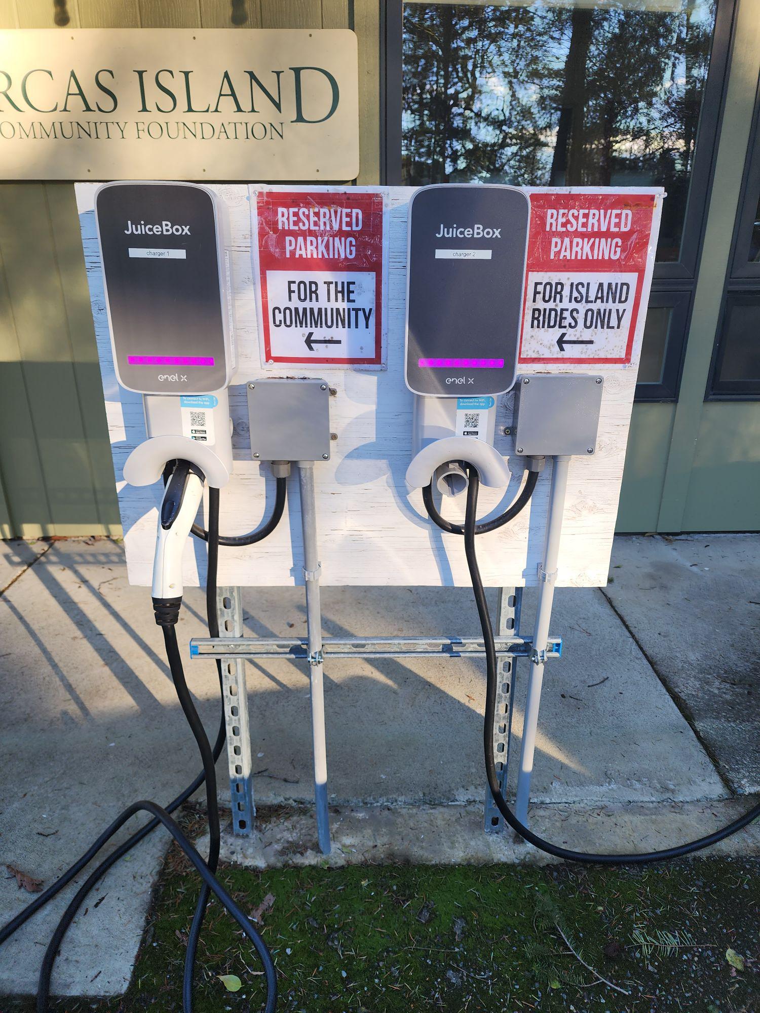 Orcas Island Community Foundation Eastsound, WA EV Station