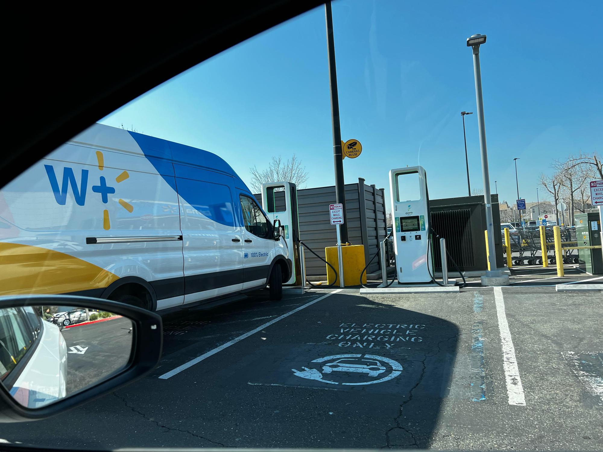 Walmart Elk Grove, CA EV Station