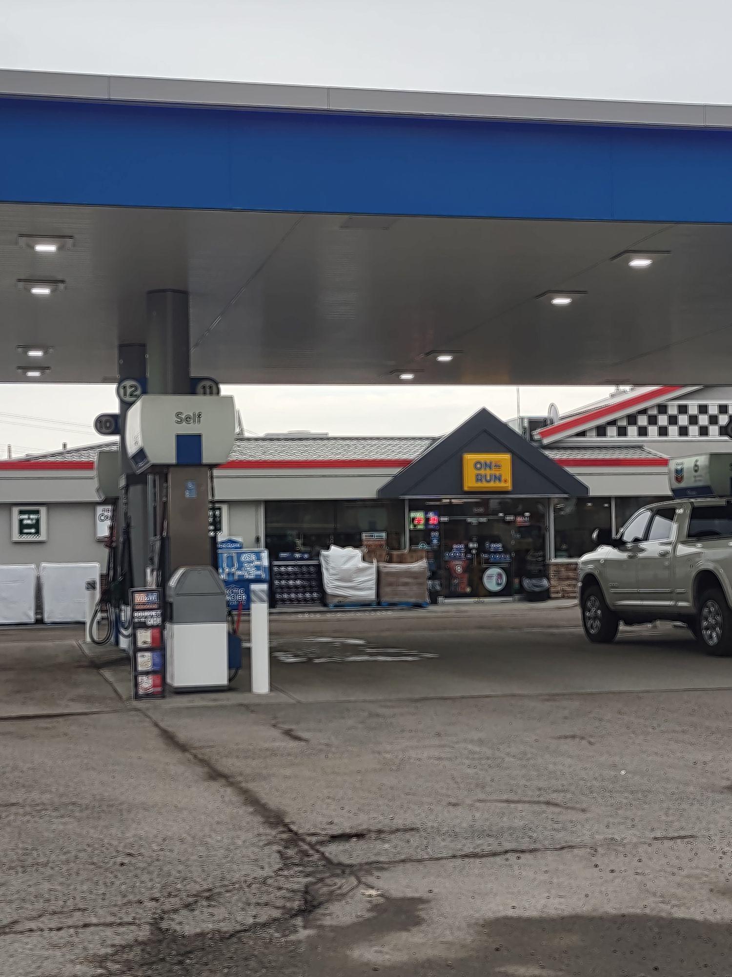 On the Run Convenience Store Kamloops, BC EV Station