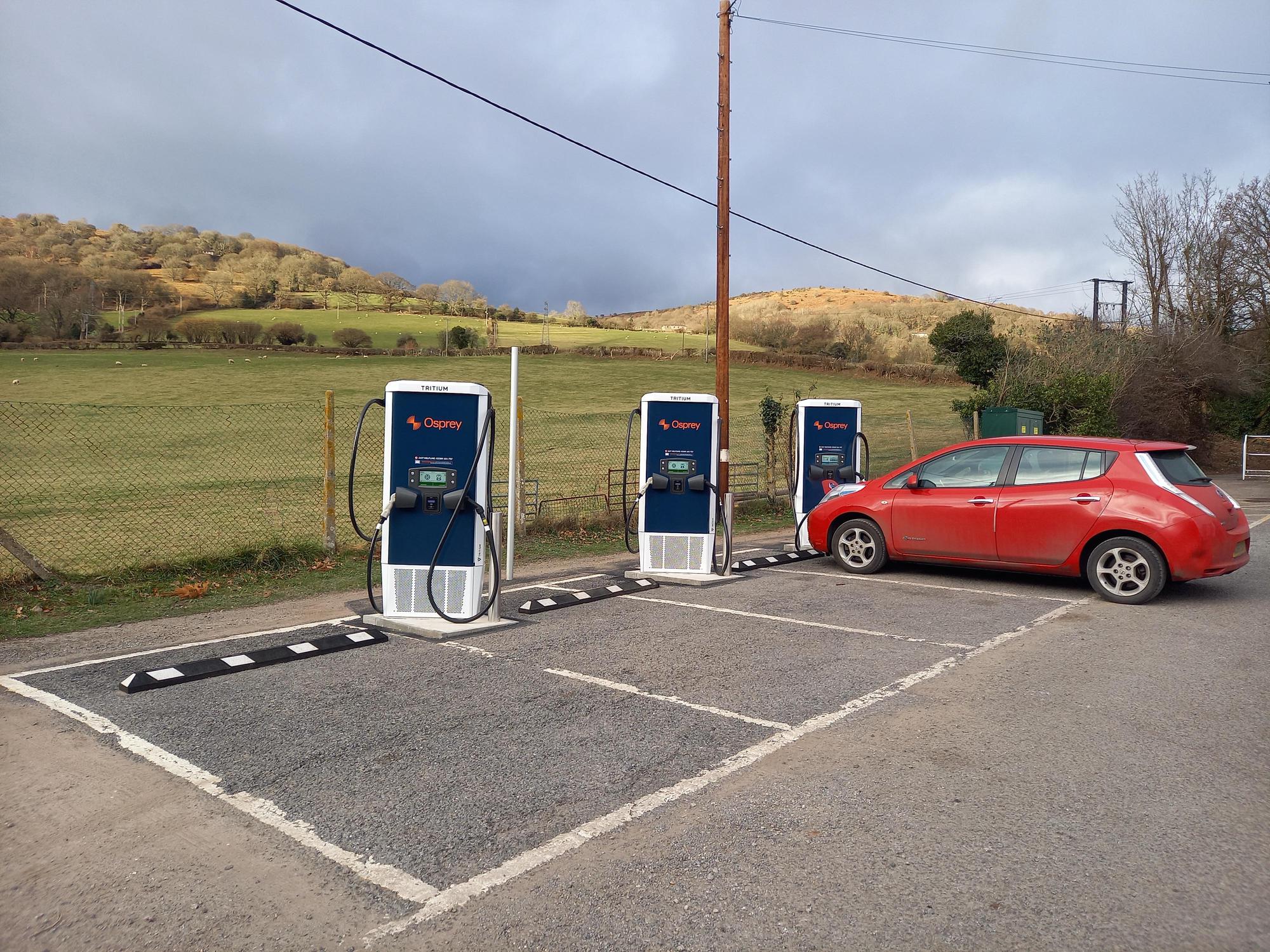 Lamb and Flag Brecon Road, Abergavenny, NP7 7EW, UK EV Station