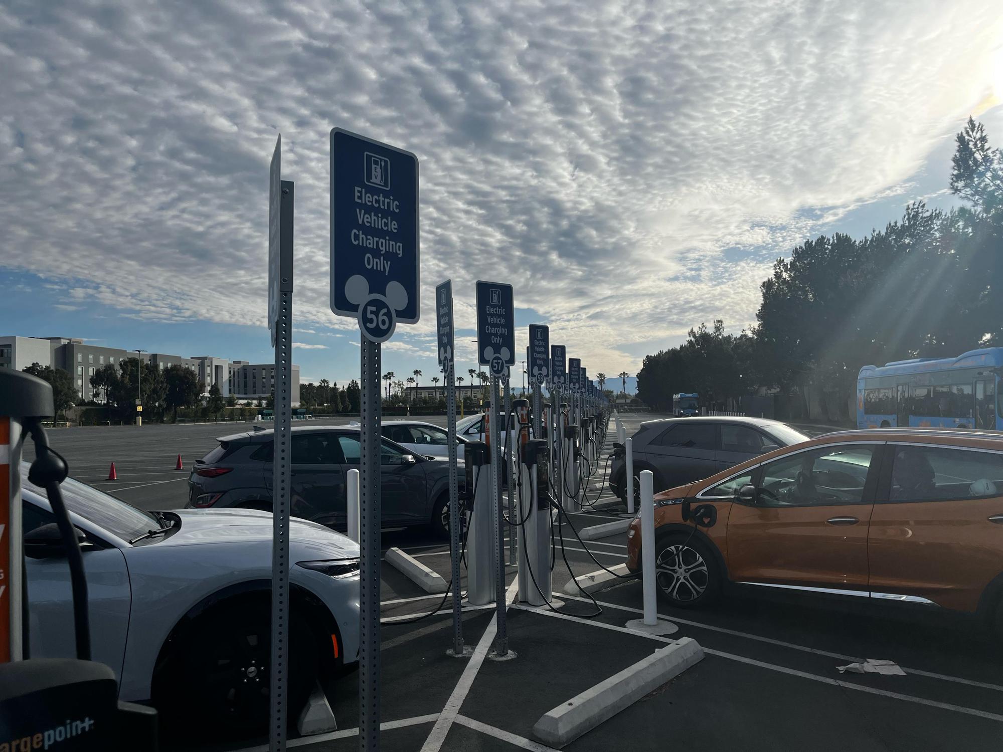 Disneyland Toy Story Parking Lot Anaheim, CA EV Station