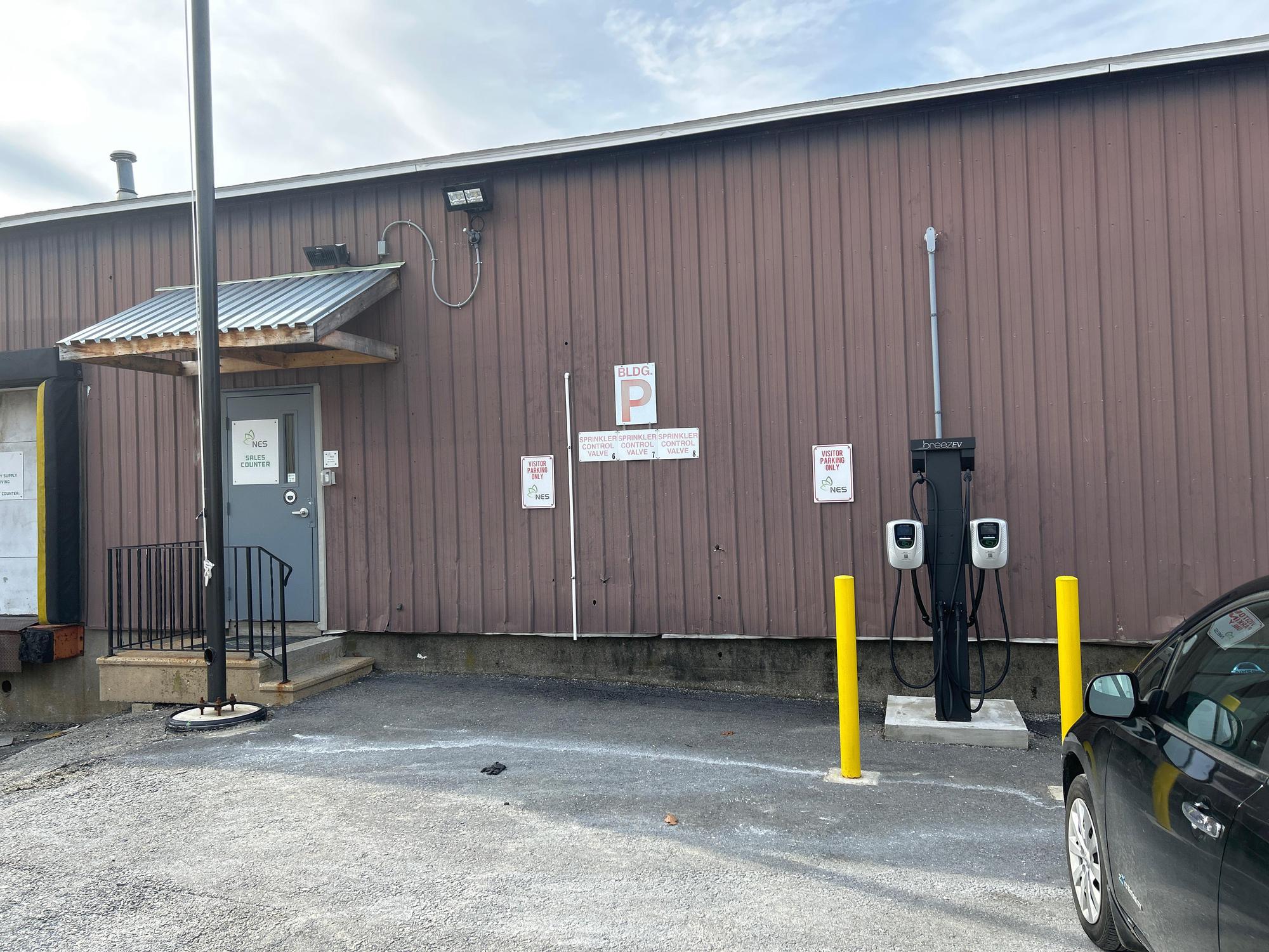 EV Retro Corp, NES Lighting Distributors Millbury, MA EV Station