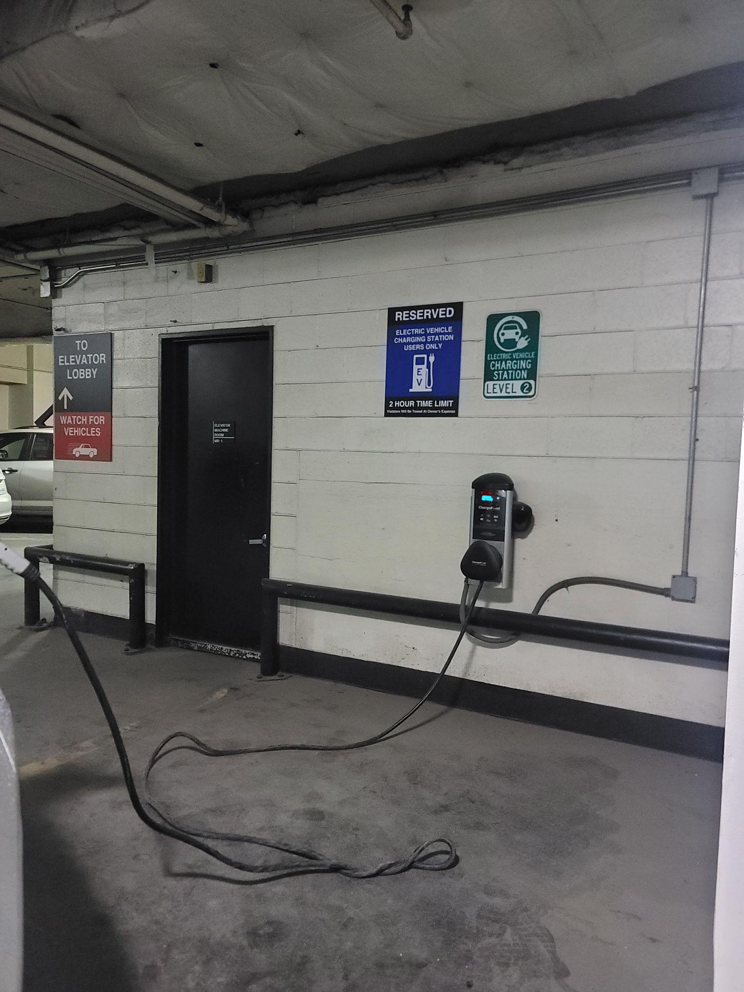 Hancock Parking Lot Chicago, IL EV Station