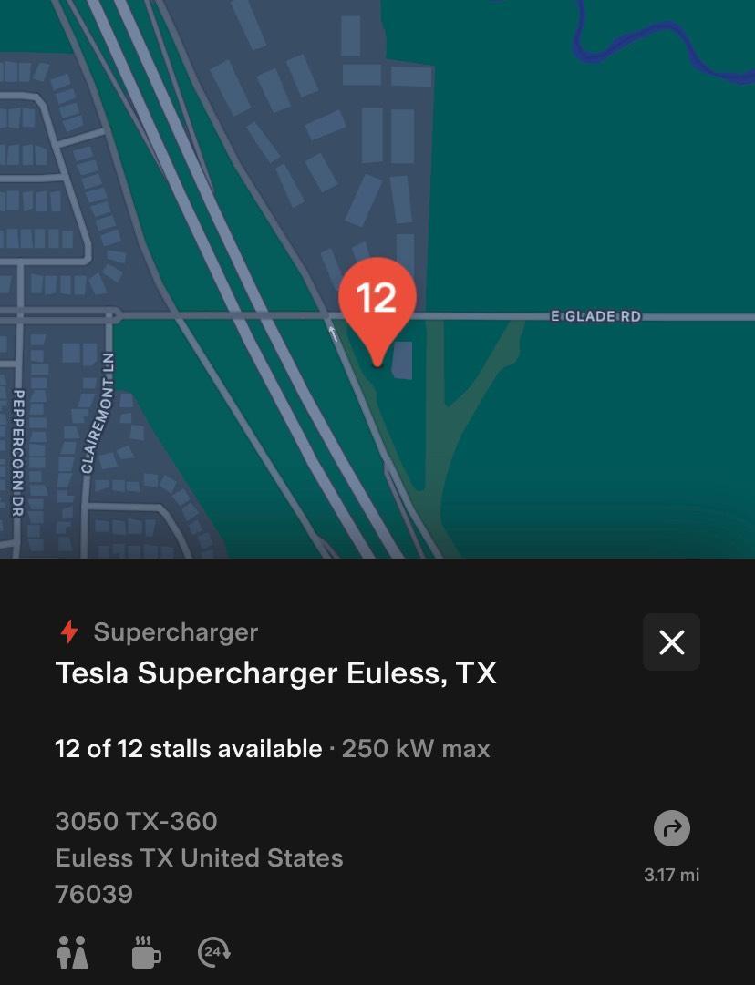 Gateway Gas Station (1) Euless, TX EV Station