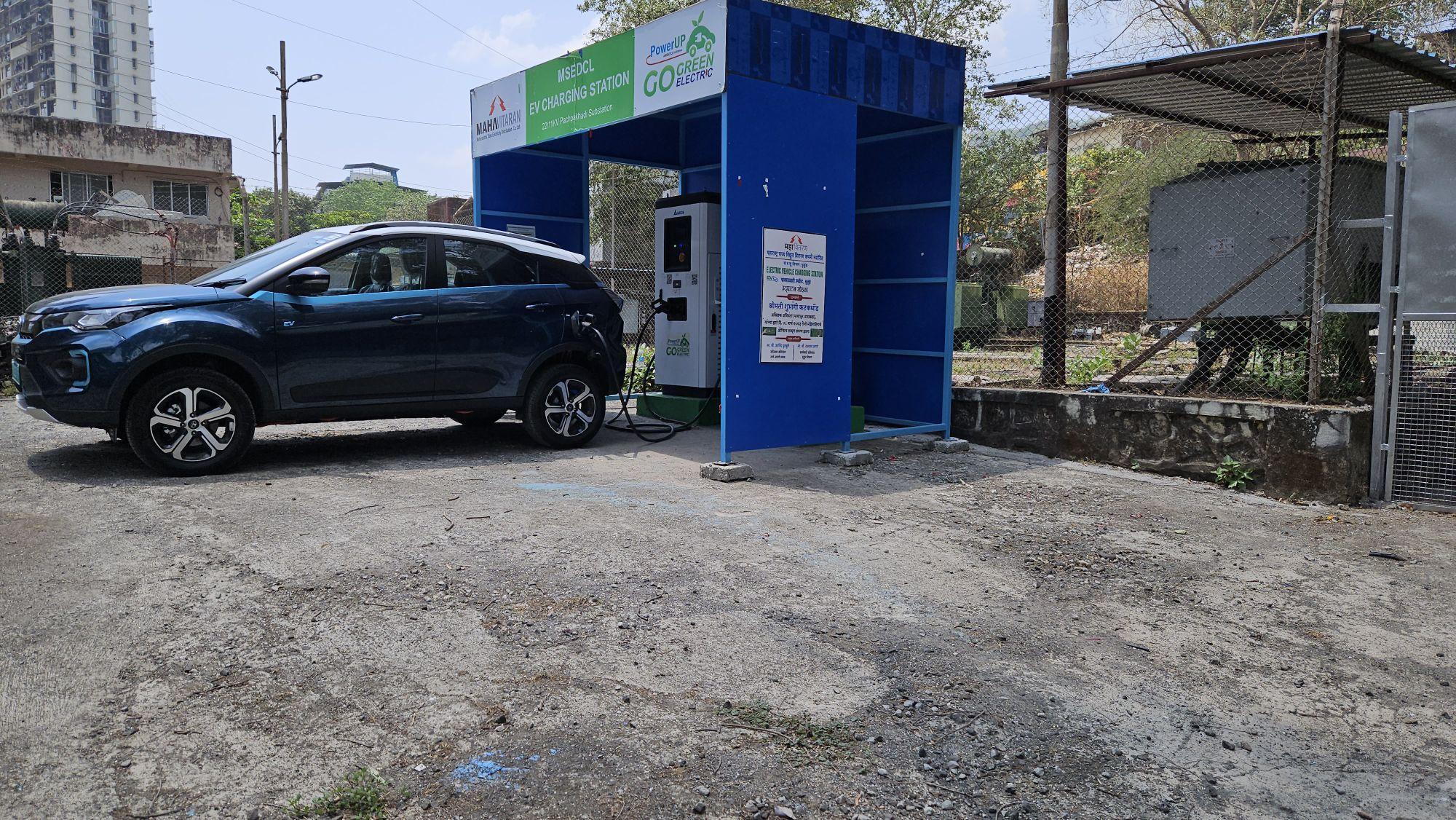 MSEDCL EV Charging Station Sreenagar Thane, MH EV Station