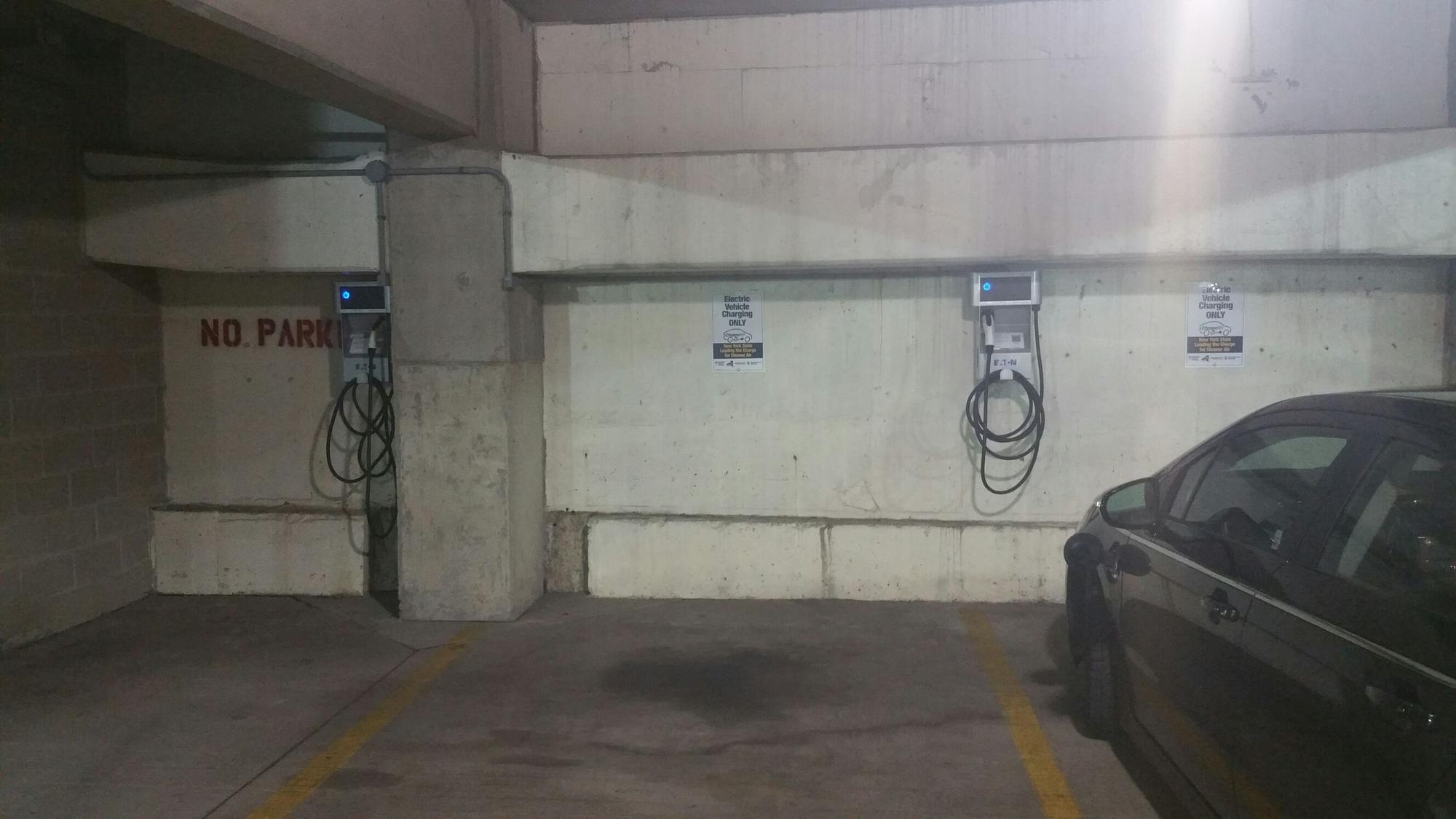 Cherry Street Parking Ramp Jamestown, NY EV Station