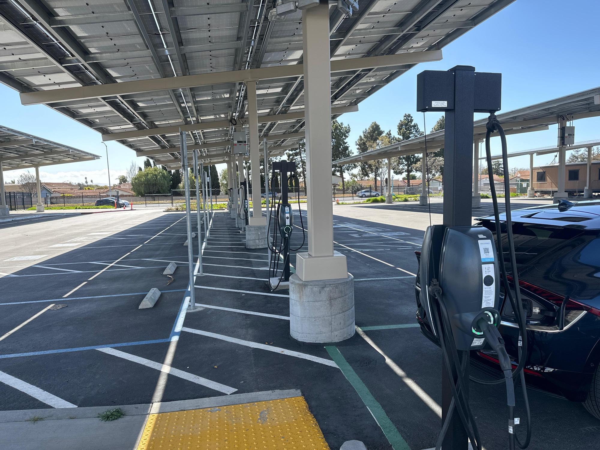 Mt Eden High School Hayward, CA EV Station