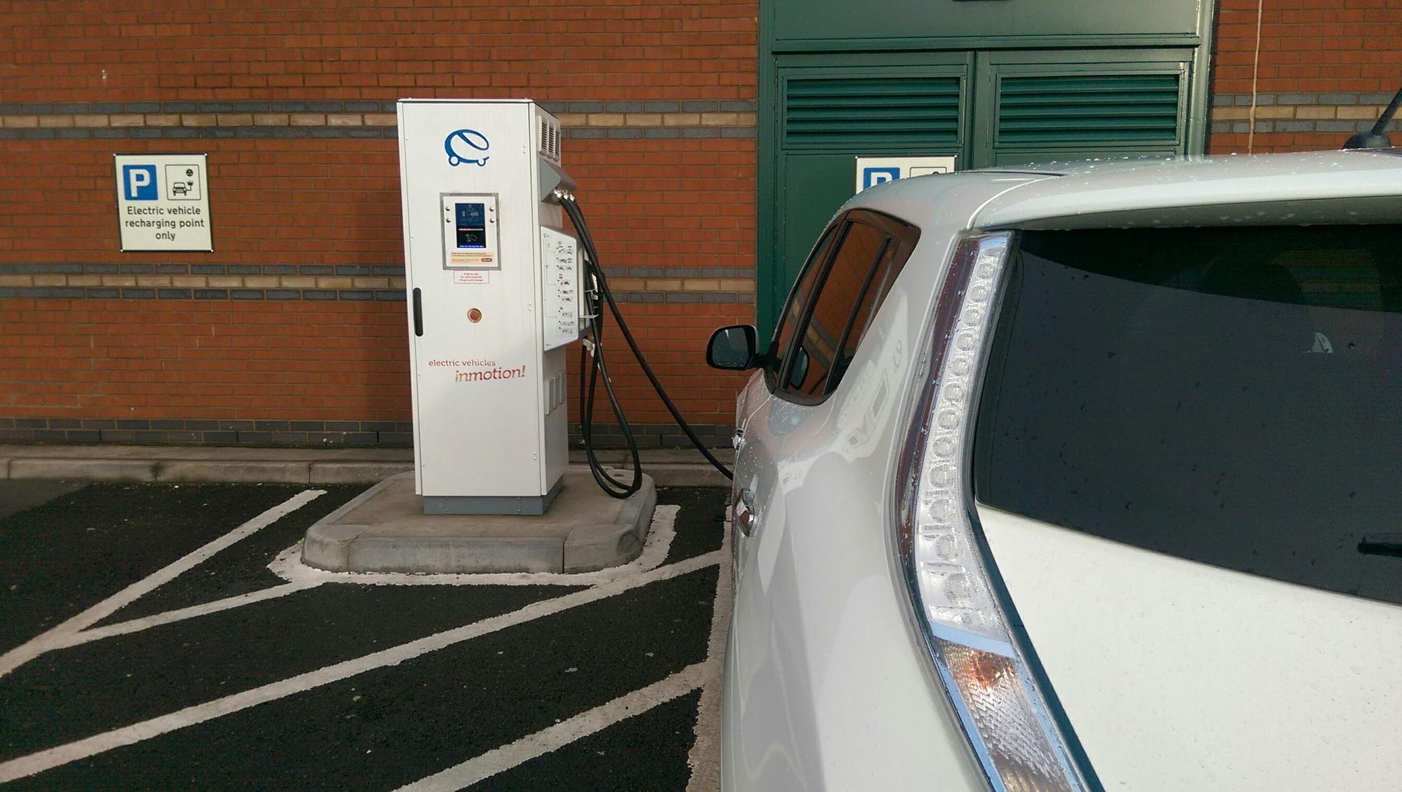 Meadowhall Centre Orange Car Park Sheffield, England EV Station
