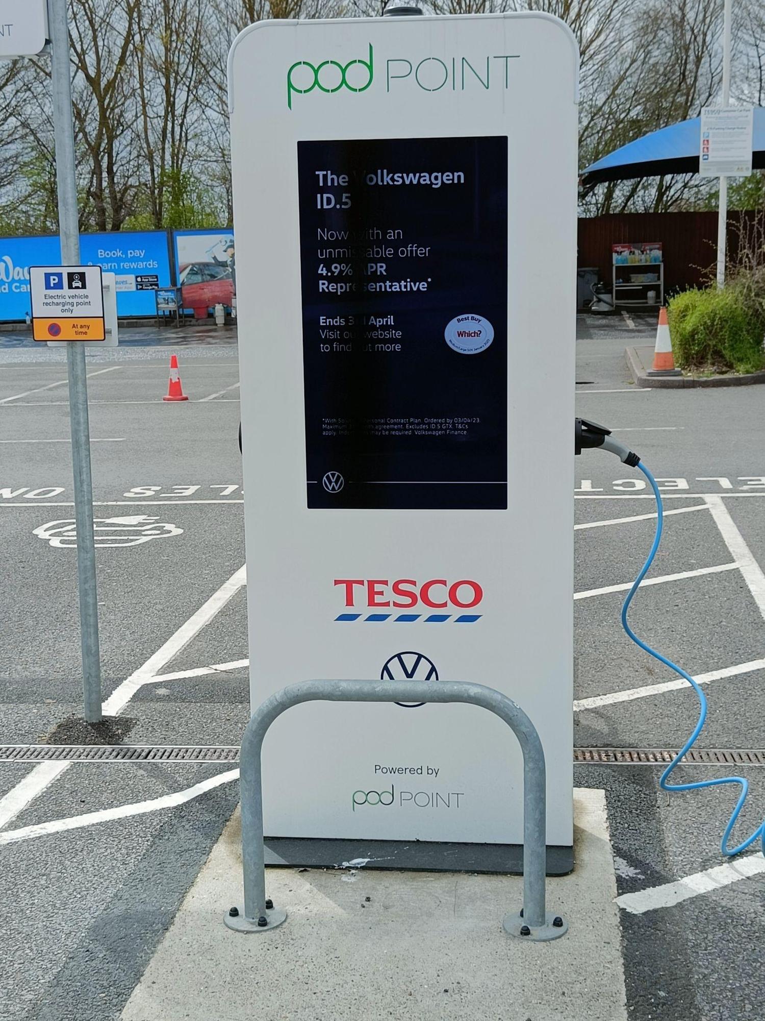 Tesco Extra Ashford Crooksfoot Willesborough, England EV Station