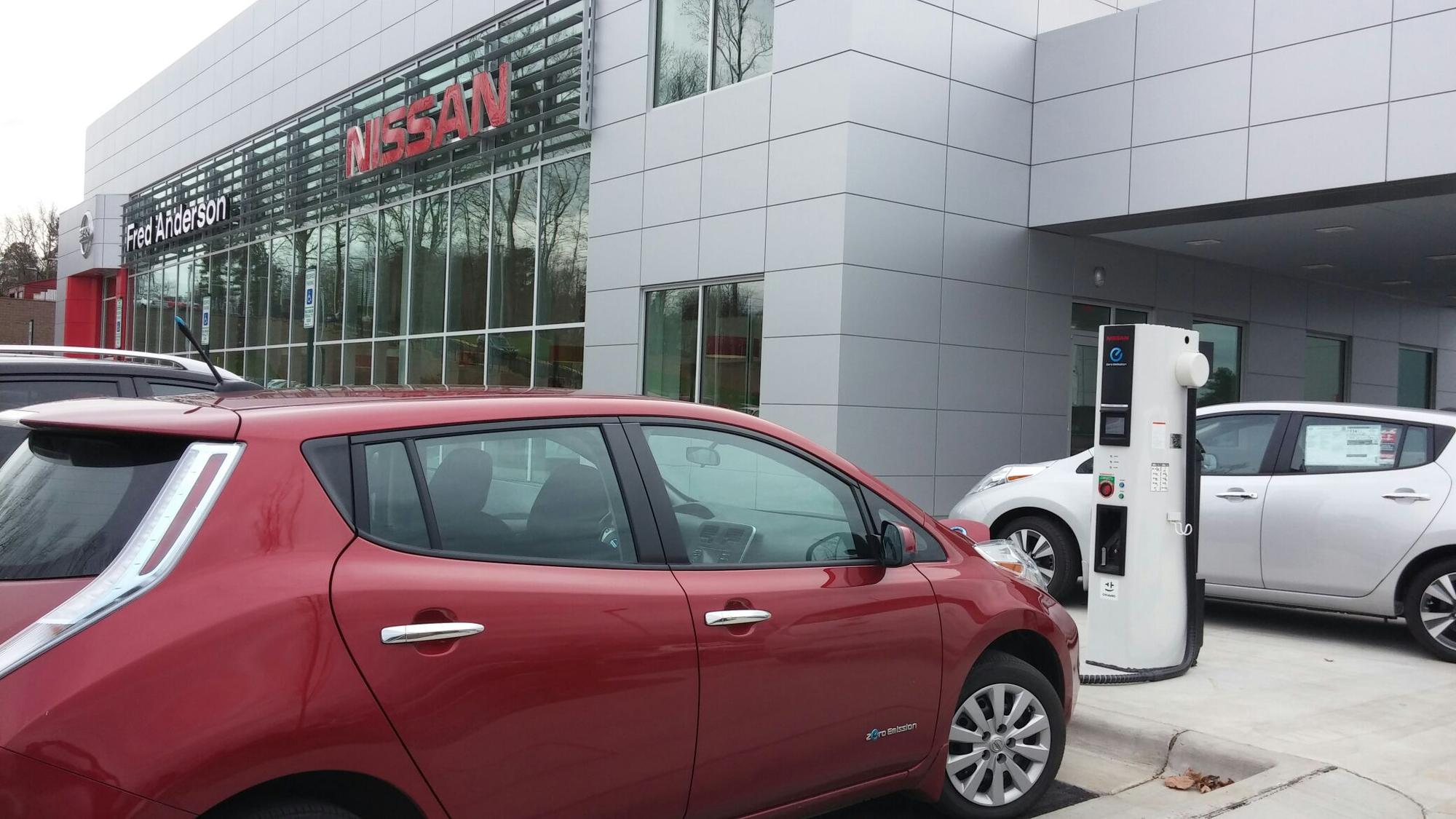Fred Anderson Nissan Raleigh Raleigh, NC EV Station