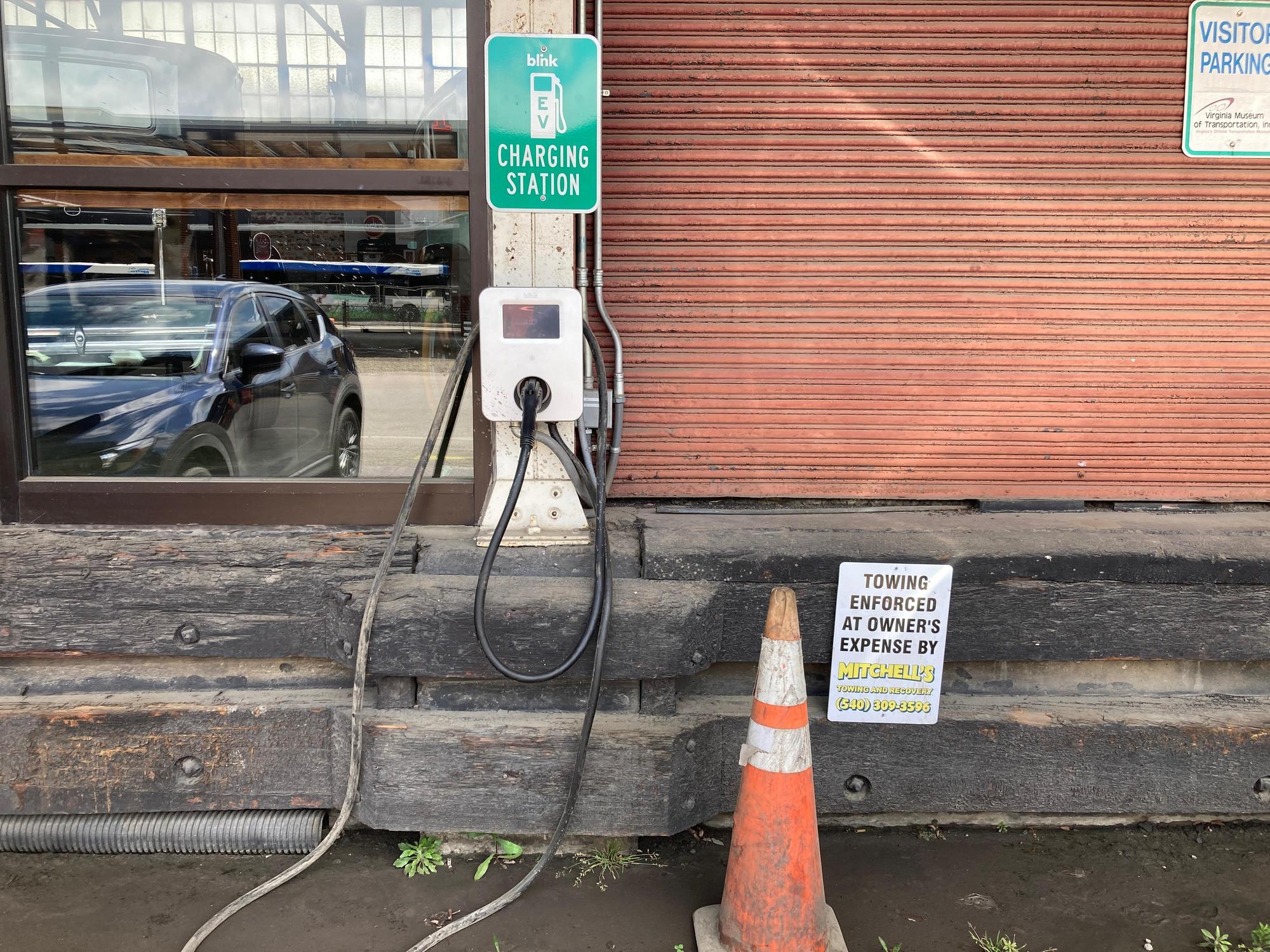 Virginia Museum of Transportation Roanoke, VA EV Station