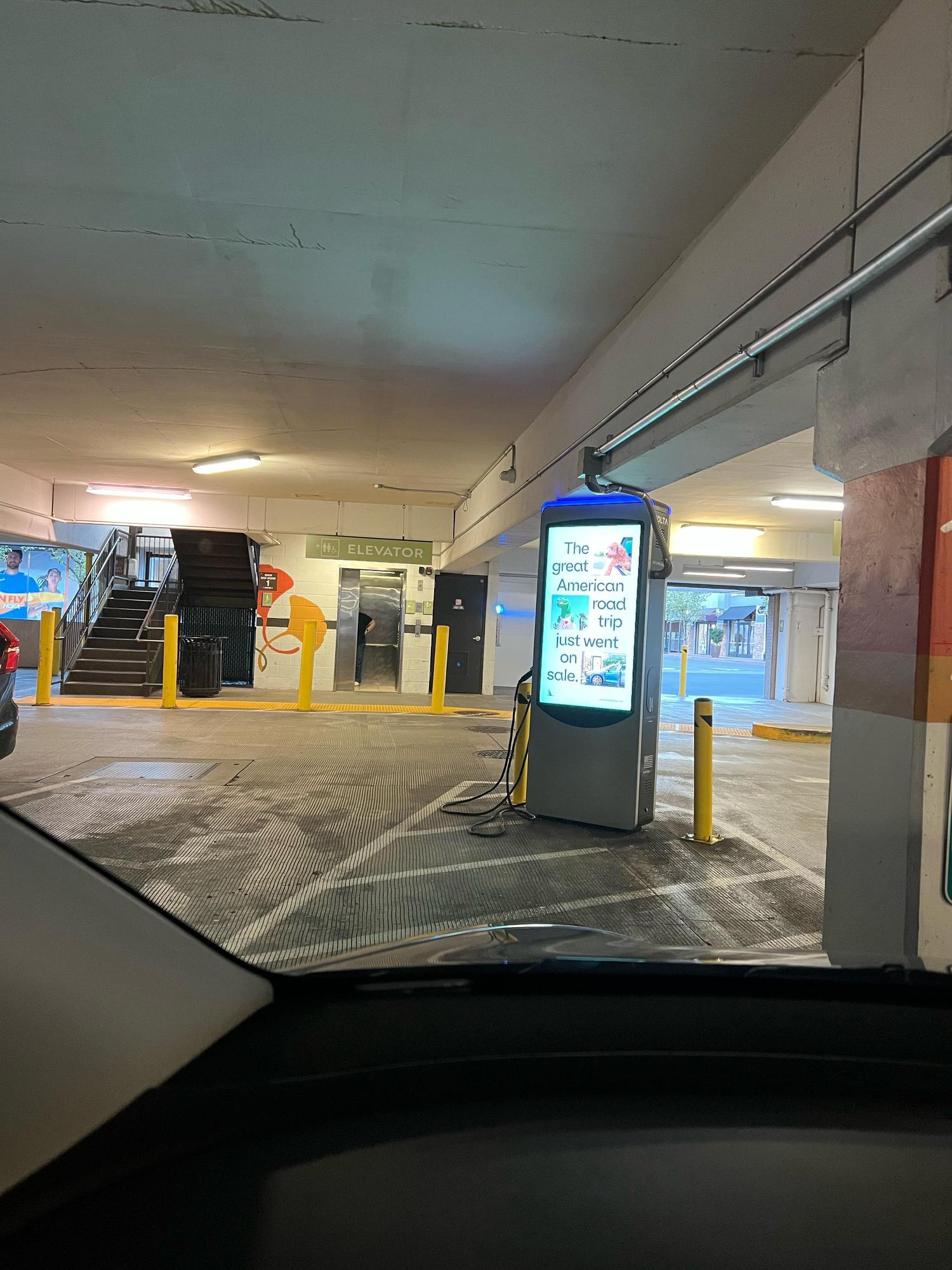Bridgeport Village Garage Entrance Tigard, OR EV Station