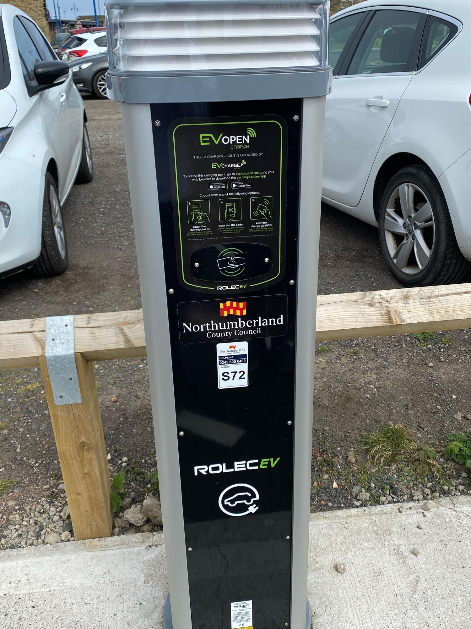 Amble Town Centre Car Park Amble, England EV Station