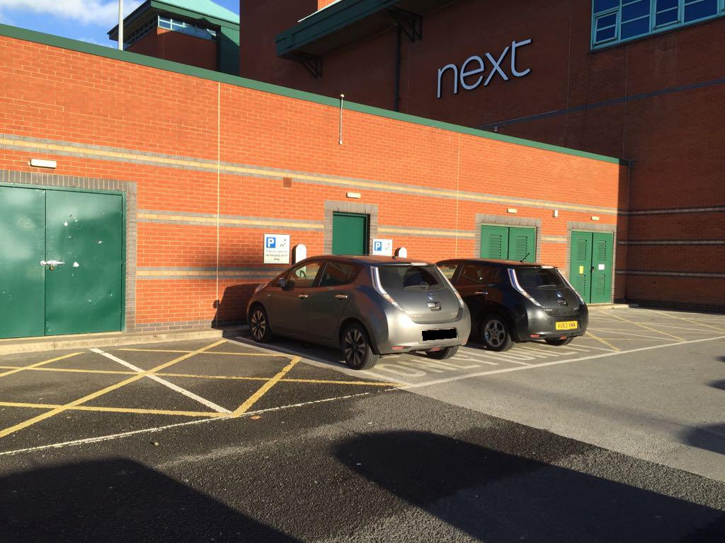 Meadowhall Centre Orange Car Park Sheffield, England EV Station