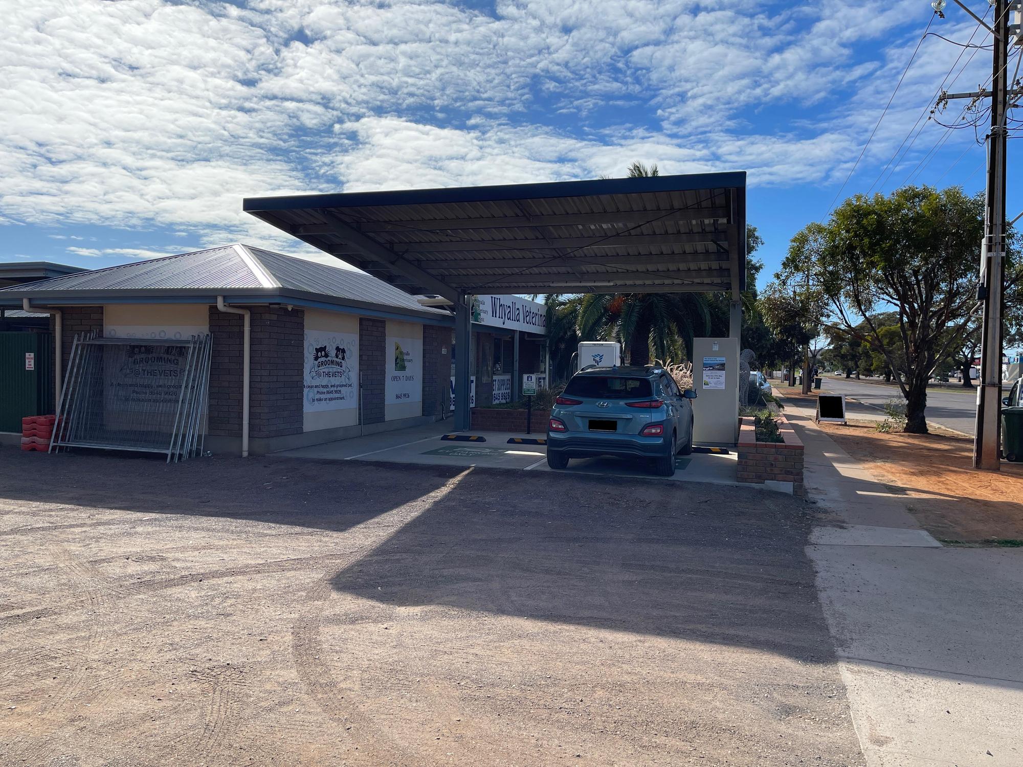 Whyalla Veterinary Clinic Whyalla Stuart, SA EV Station