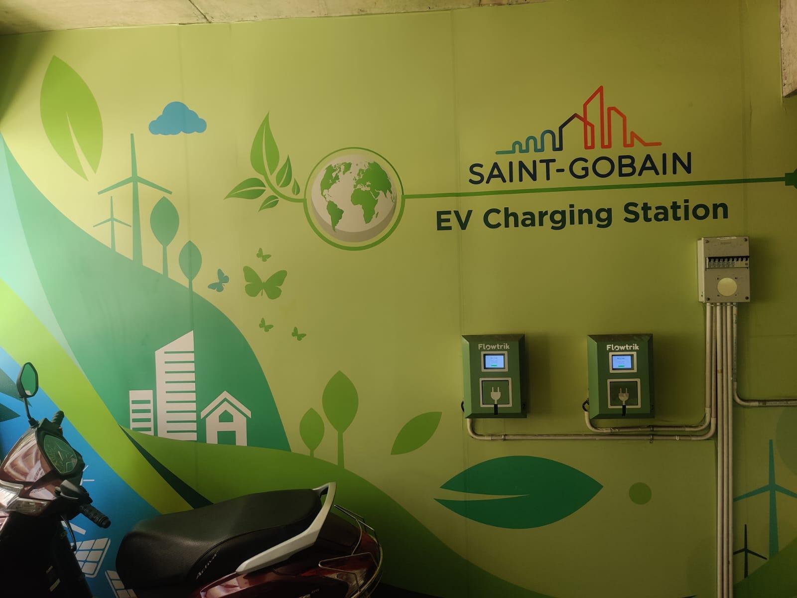 Flowtrik Charger - SaintGobin India | Chennai, TN | EV Station