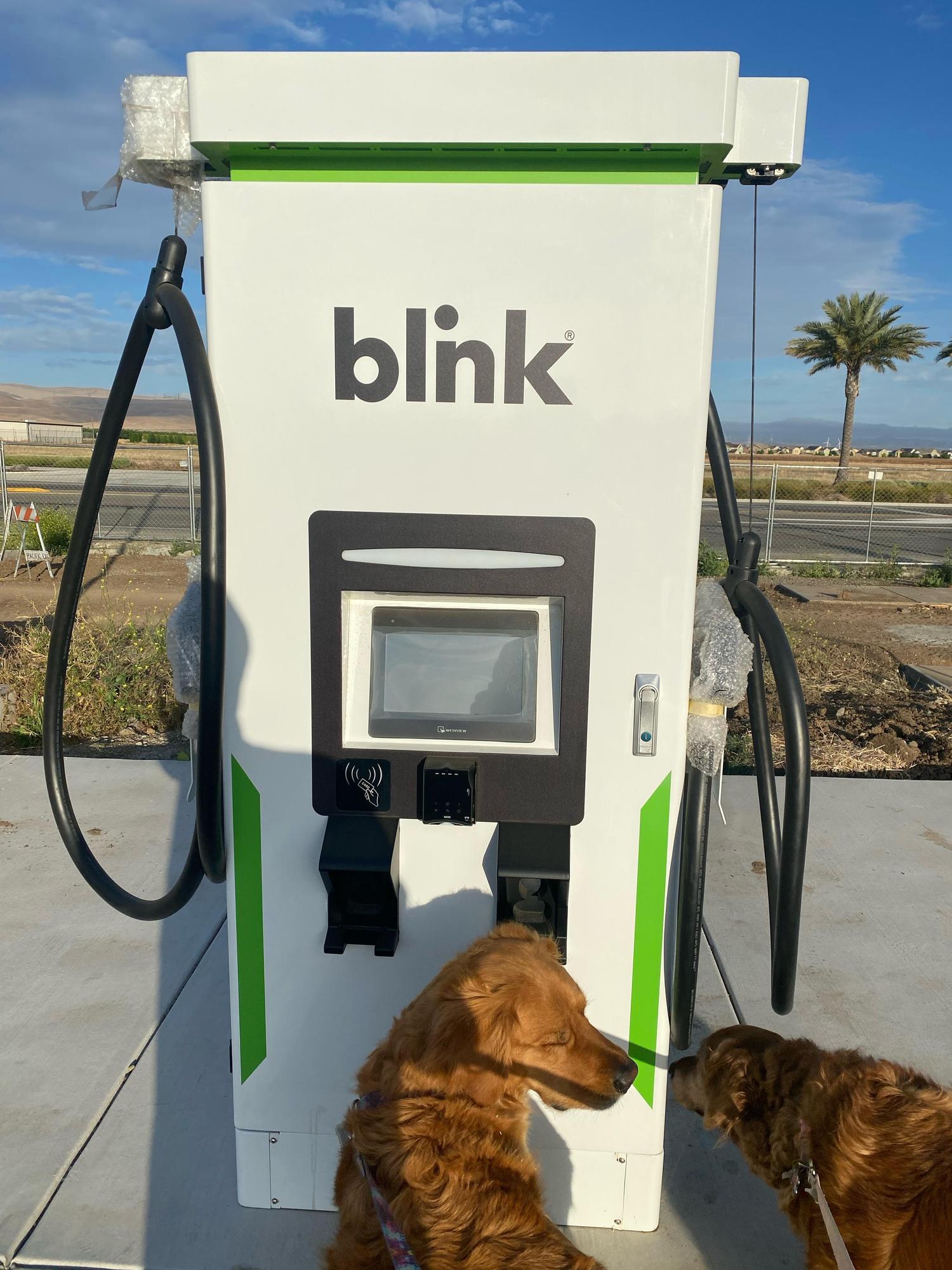 Blink Chargers at Gas Station Soon) Tracy, CA EV Station