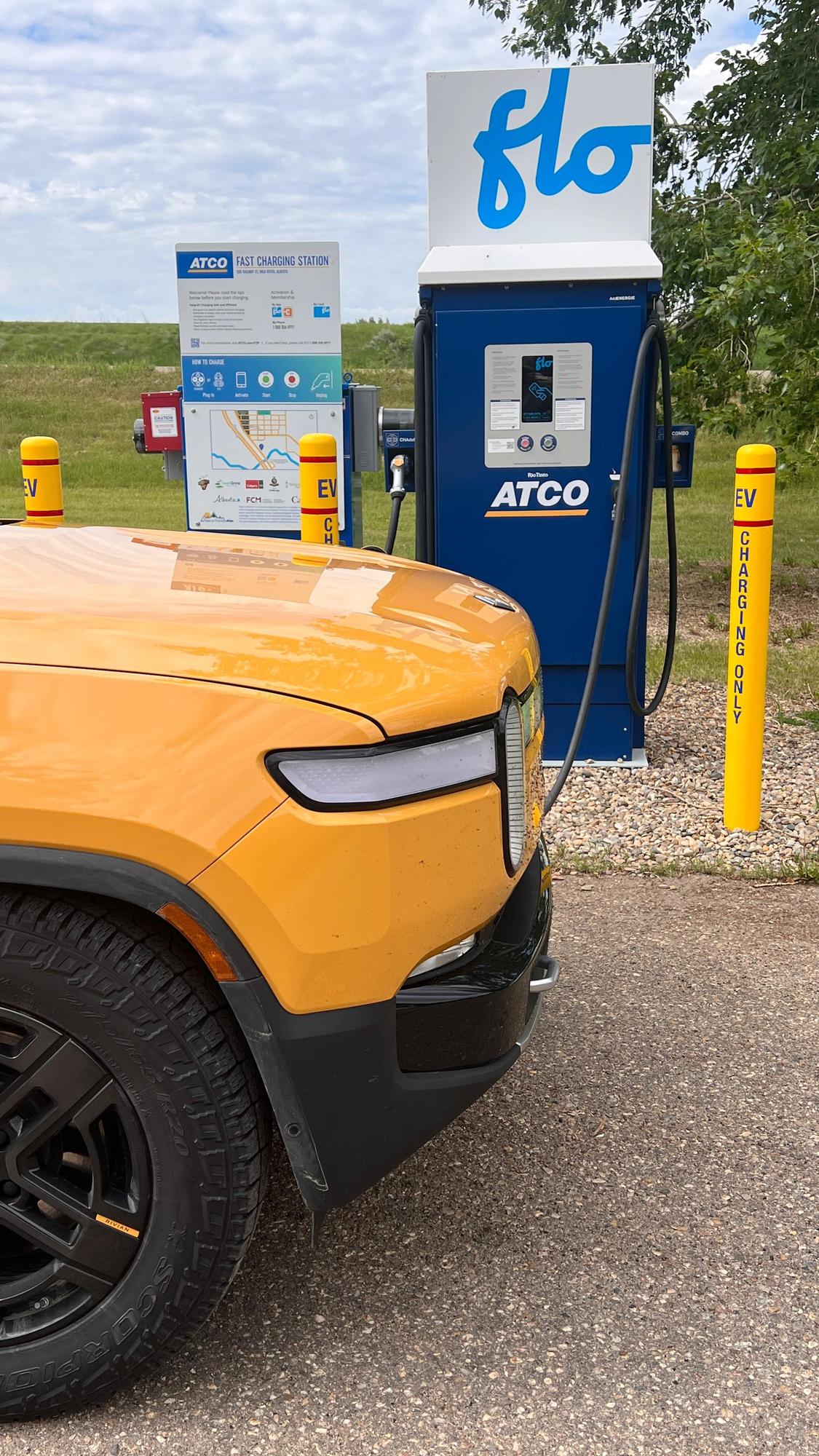 Milk River Rest Area & Campground Milk River, AB EV Station