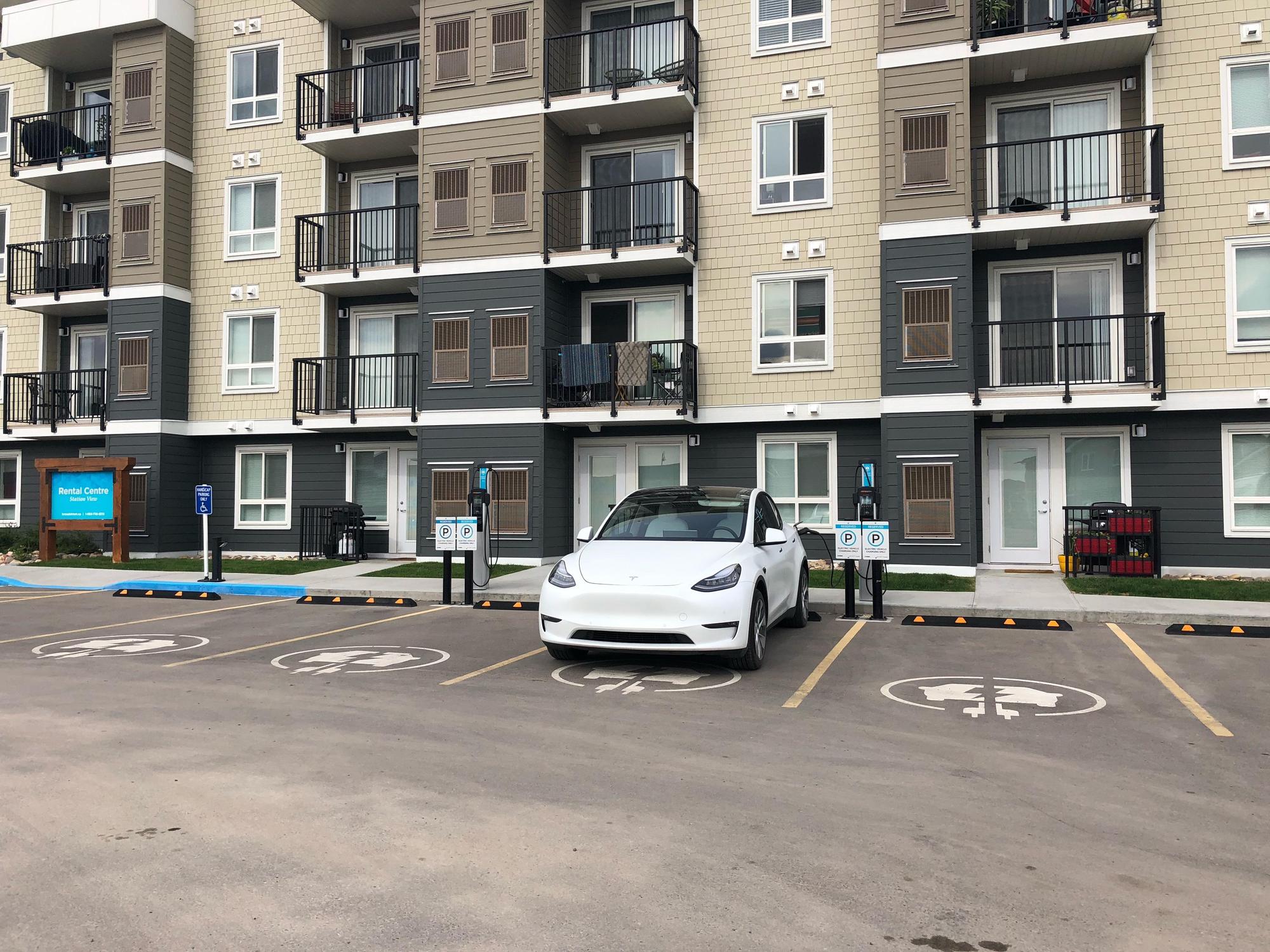 Station View Broadstreet Properties Lethbridge, AB EV Station