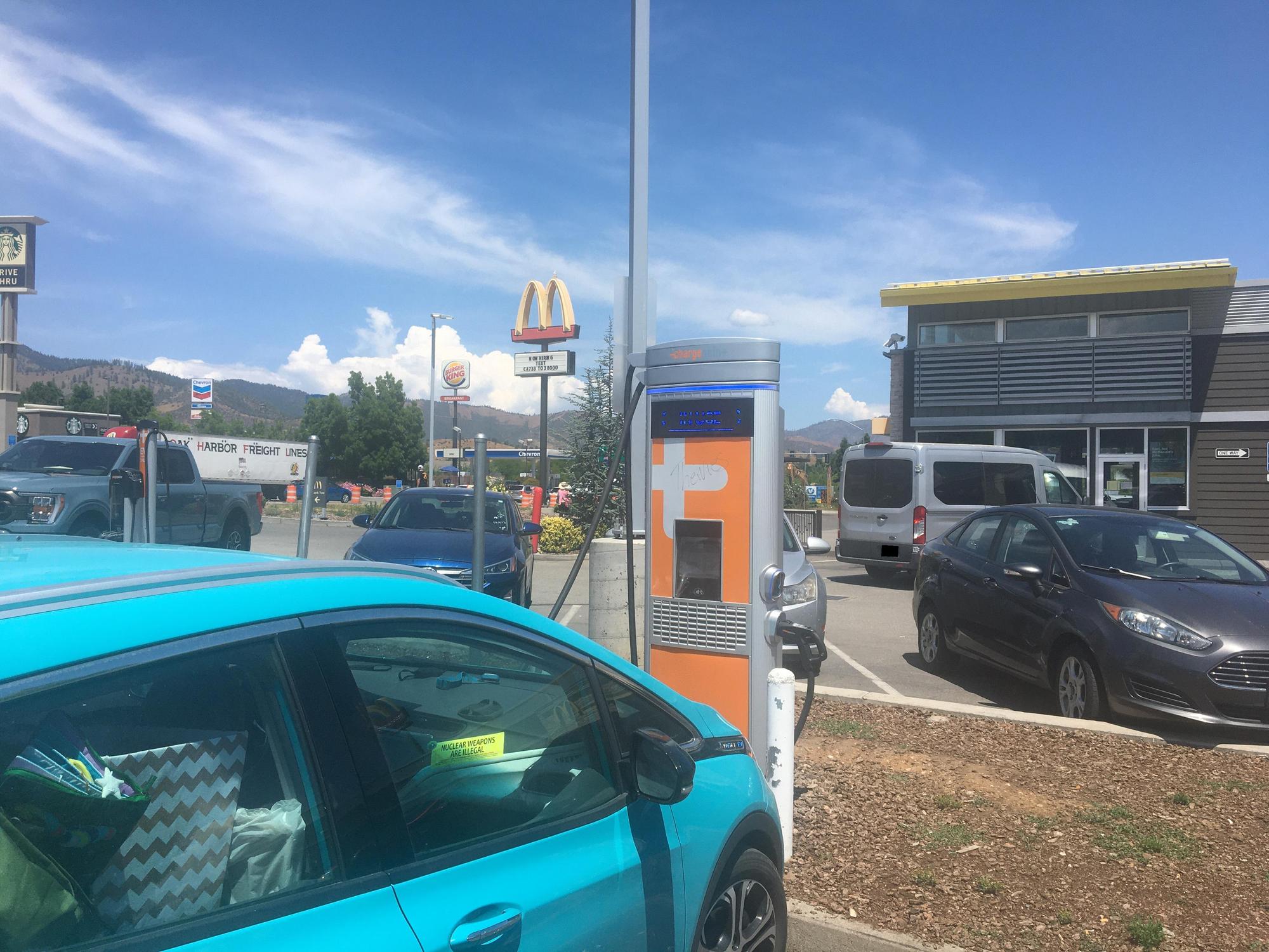 Carl's Jr Yreka Yreka, CA EV Station