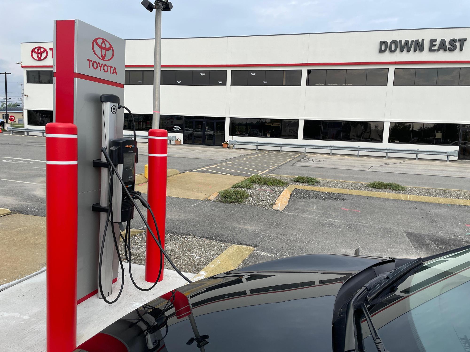 Downeast Toyota Brewer, ME EV Station