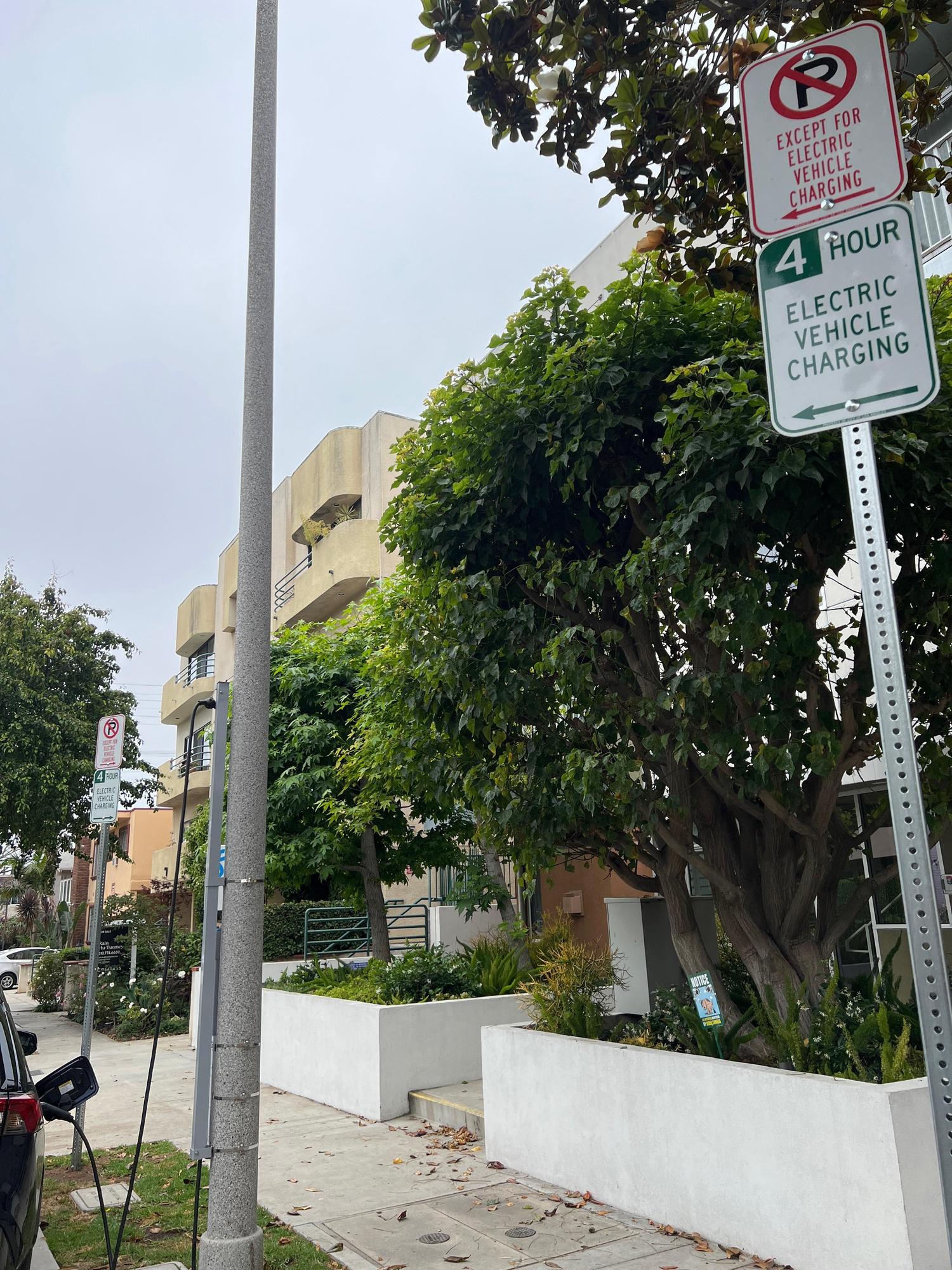 Colby Ave Parking Los Angeles, CA EV Station