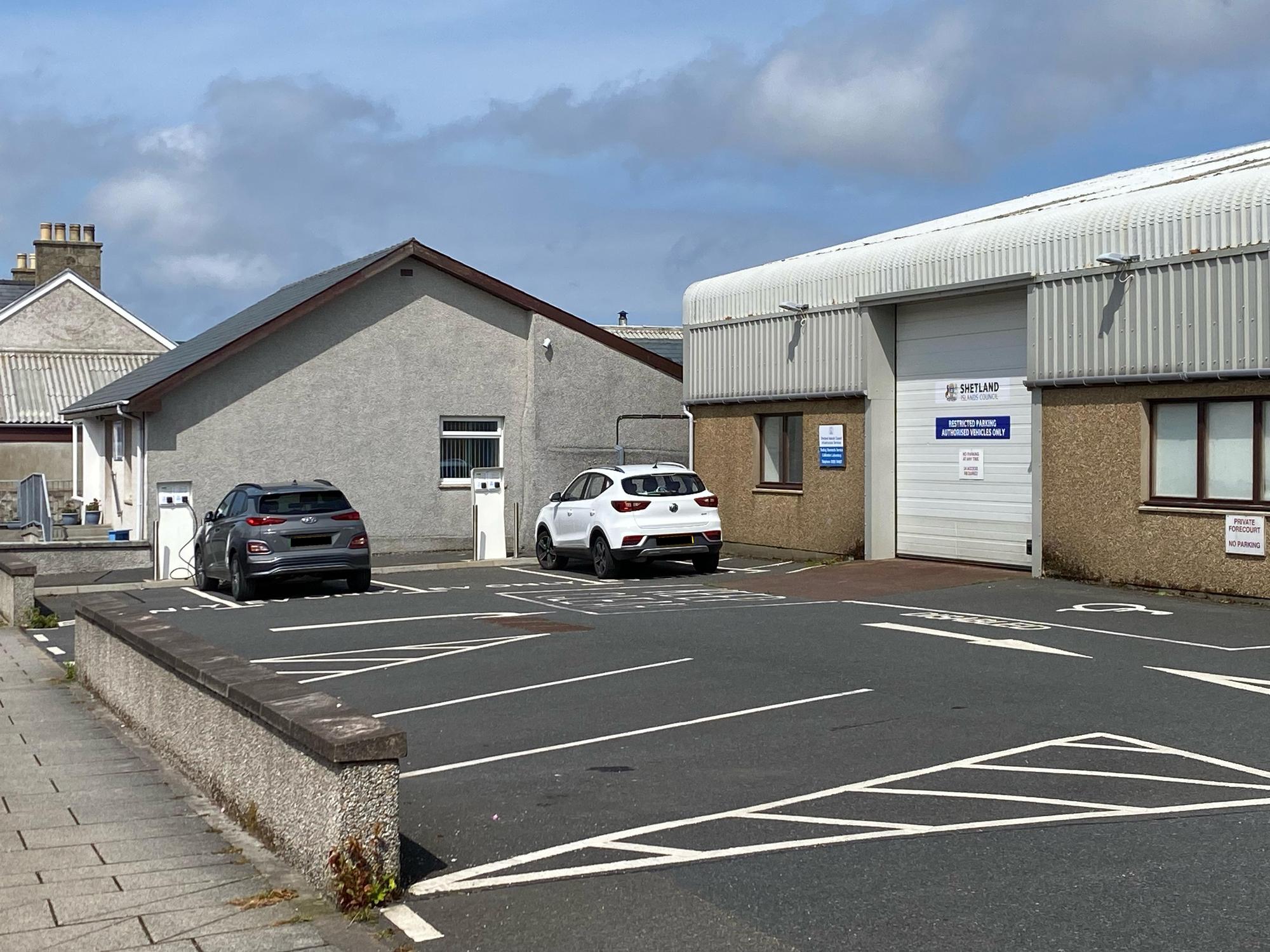 Market St. Parking/Charging Lerwick, Scotland EV Station