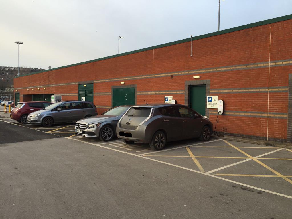 Meadowhall Centre Orange Car Park Sheffield, England EV Station