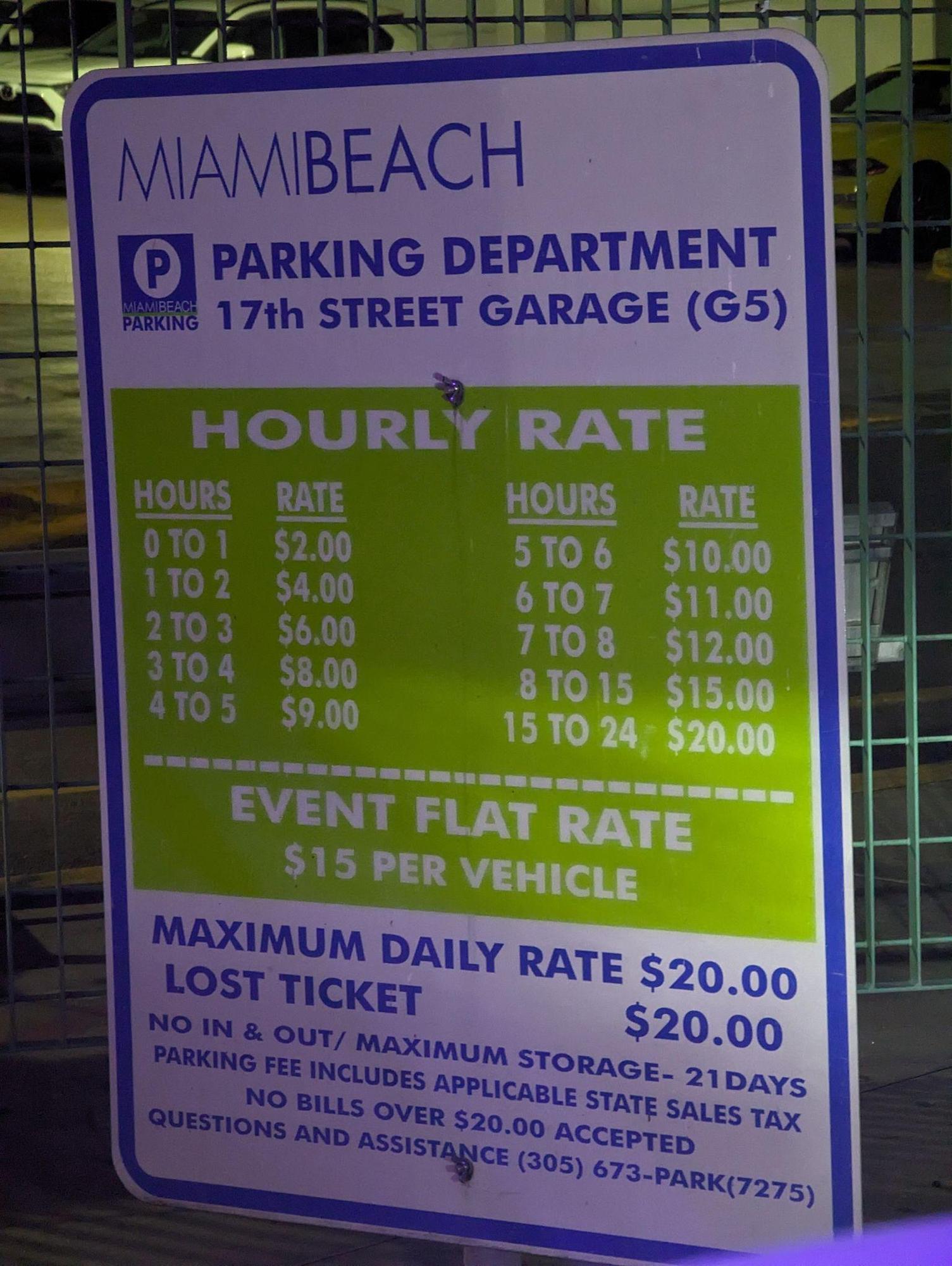 Pennsylvania Avenue Garage Miami Beach, FL EV Station
