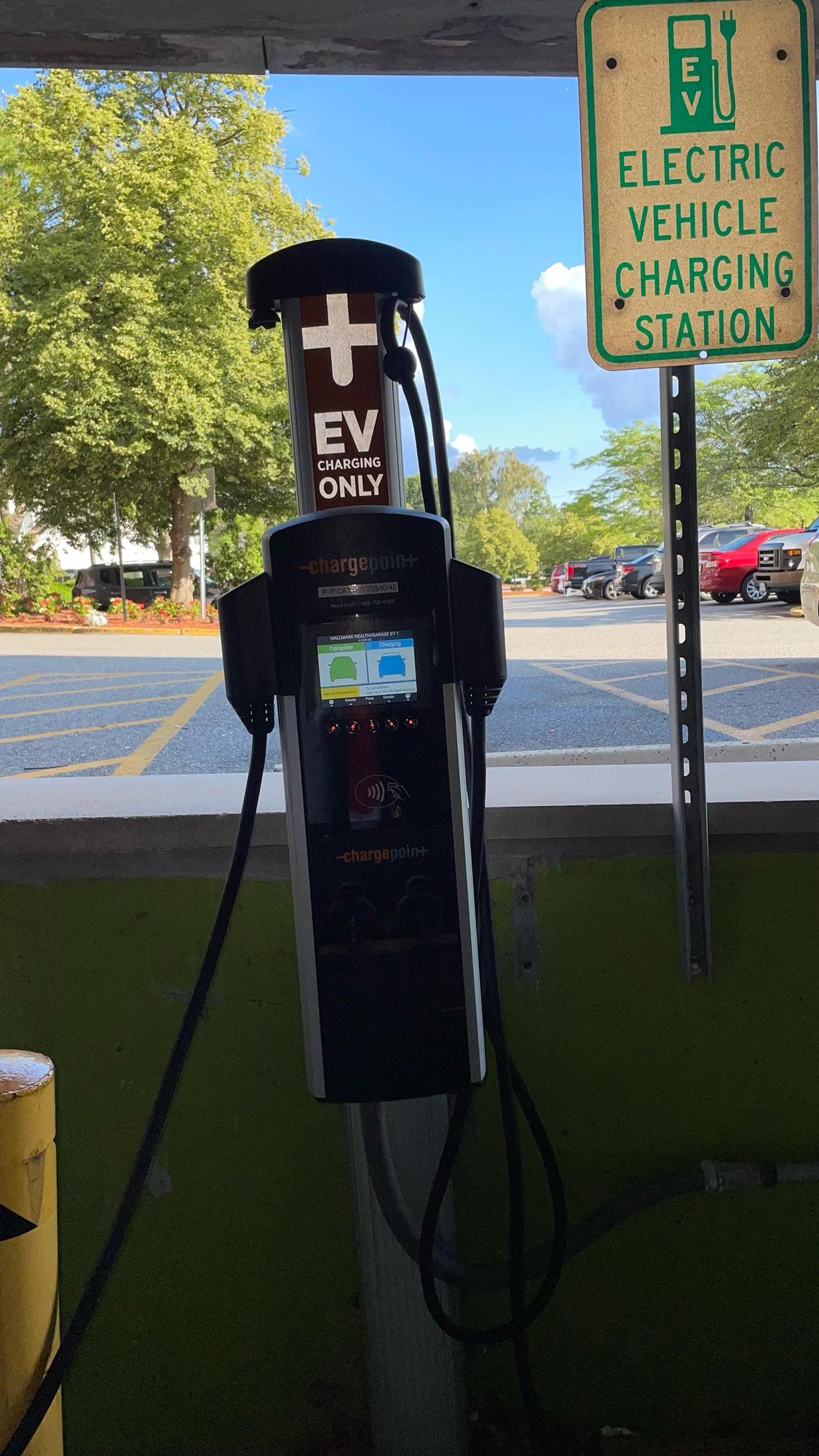 Melrose Wakefield Hospital Garage Melrose, MA EV Station